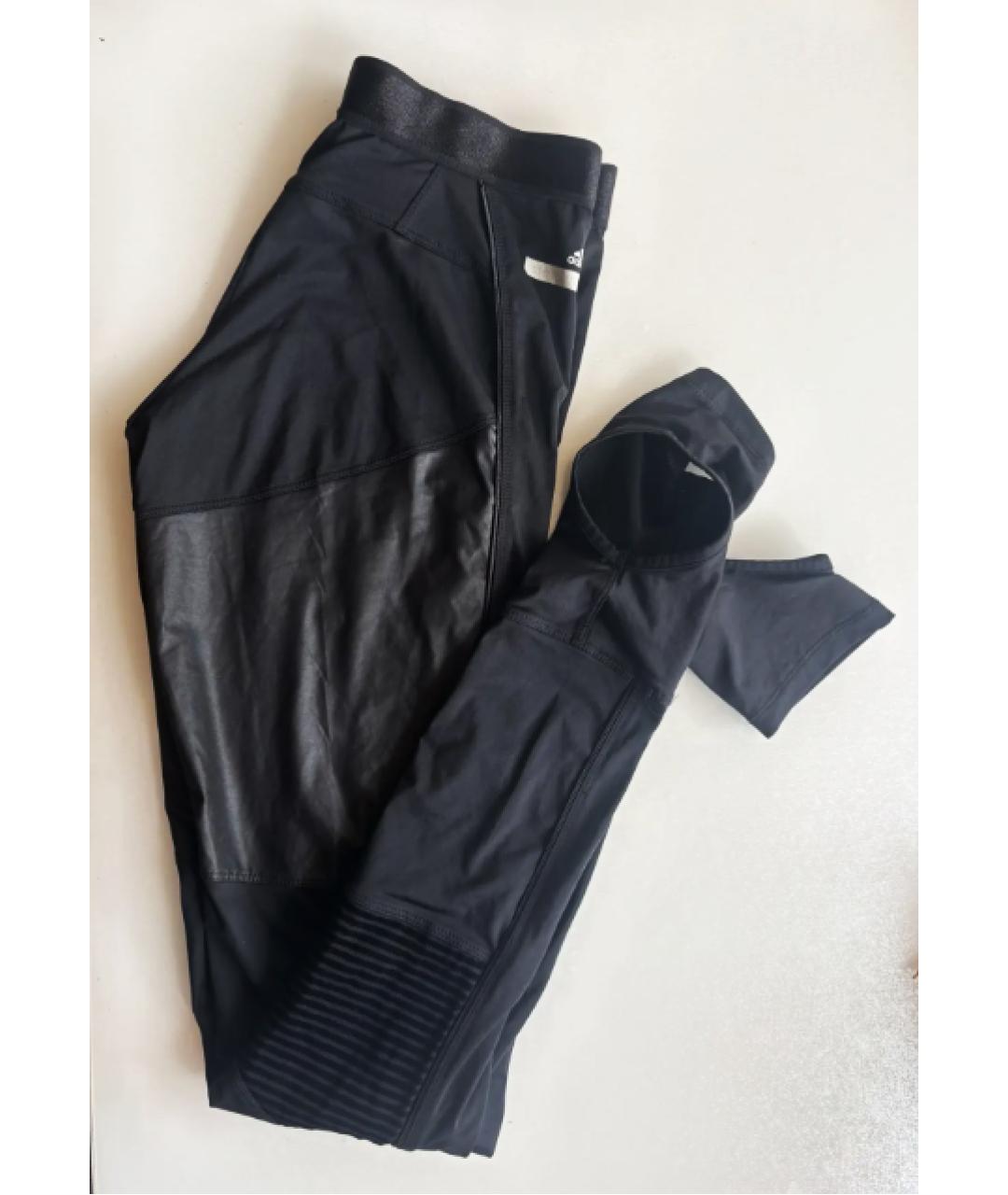ADIDAS BY STELLA MCCARTNEY Черные полиэстеровые спортивные брюки и шорты, фото 5