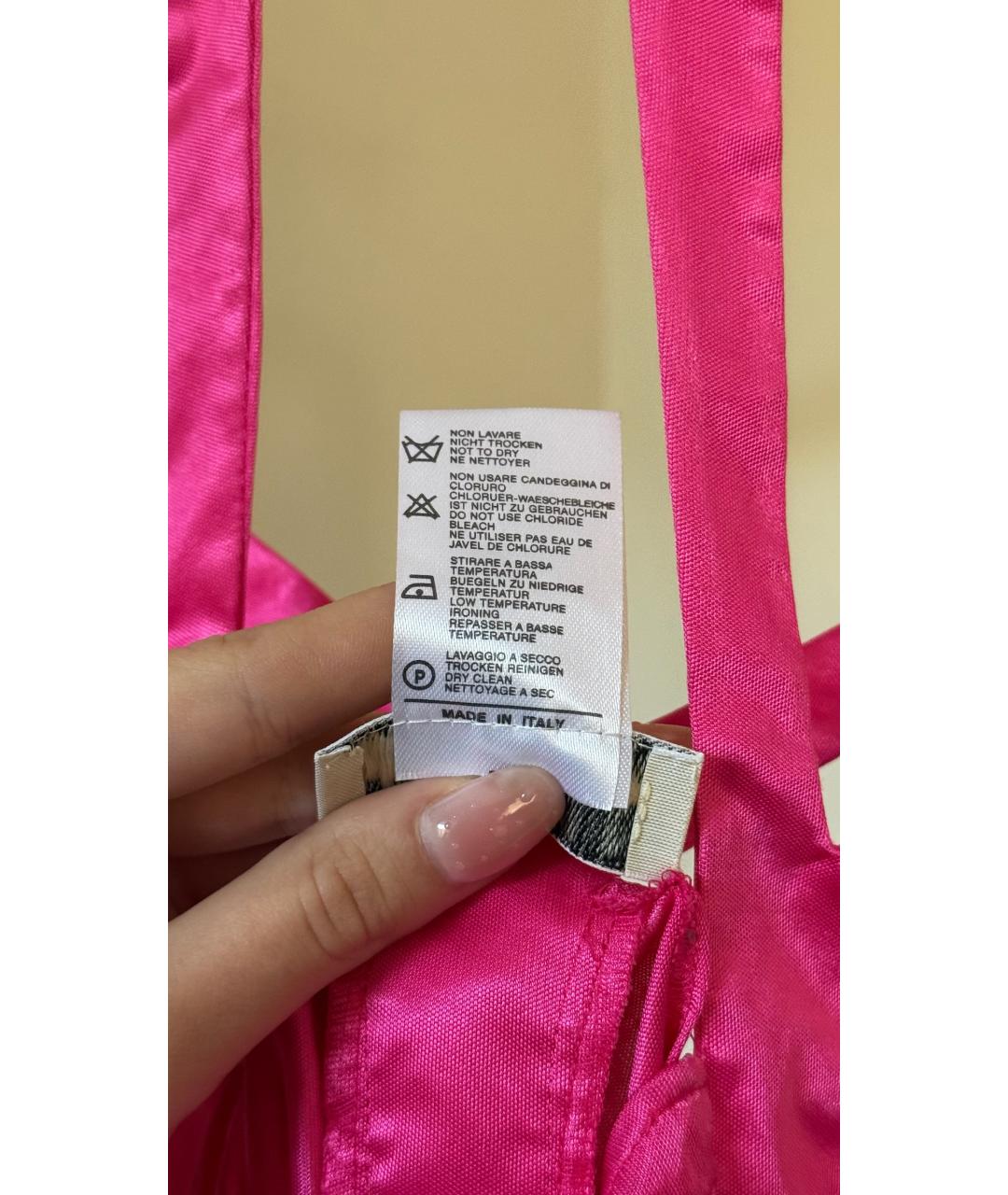BLUMARINE Розовая майка, фото 5