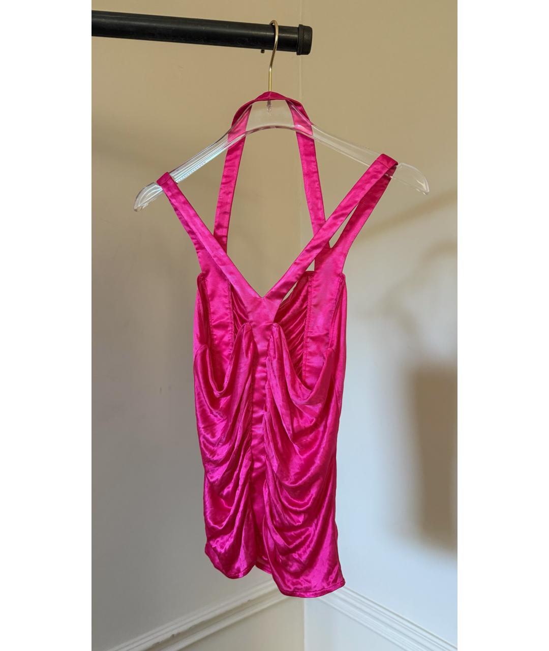 BLUMARINE Розовая майка, фото 2