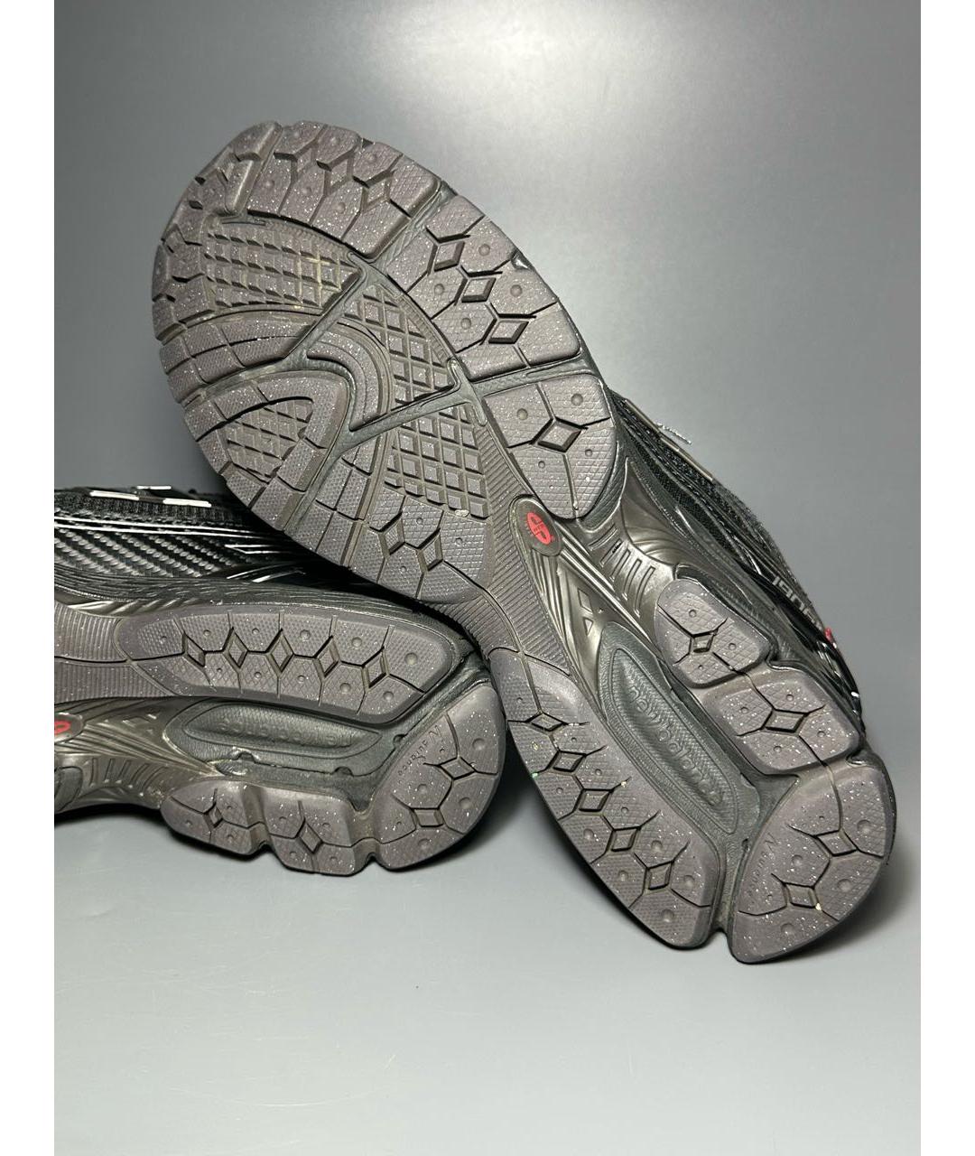 NEW BALANCE Черные синтетические низкие кроссовки / кеды, фото 8