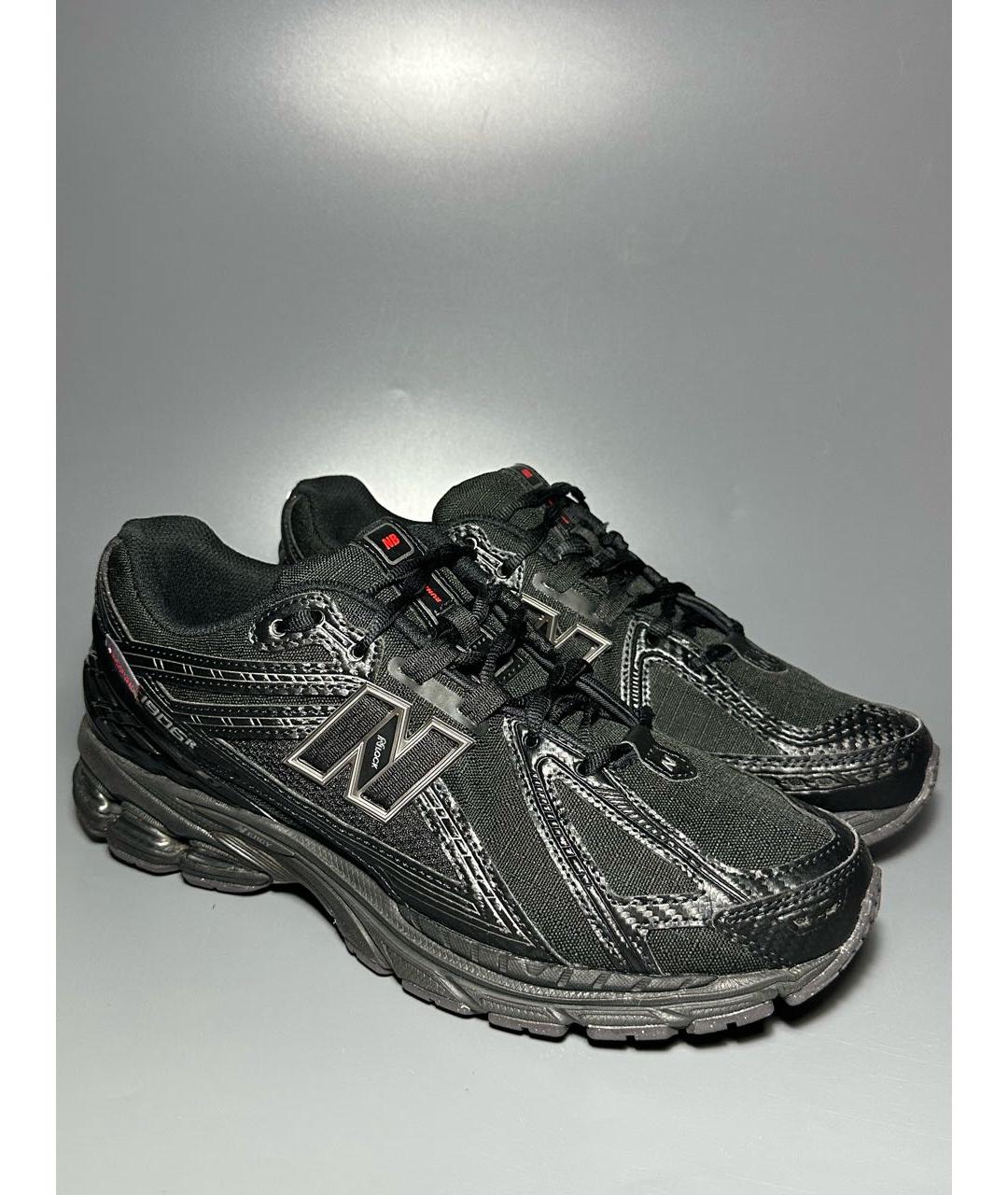 NEW BALANCE Черные синтетические низкие кроссовки / кеды, фото 5