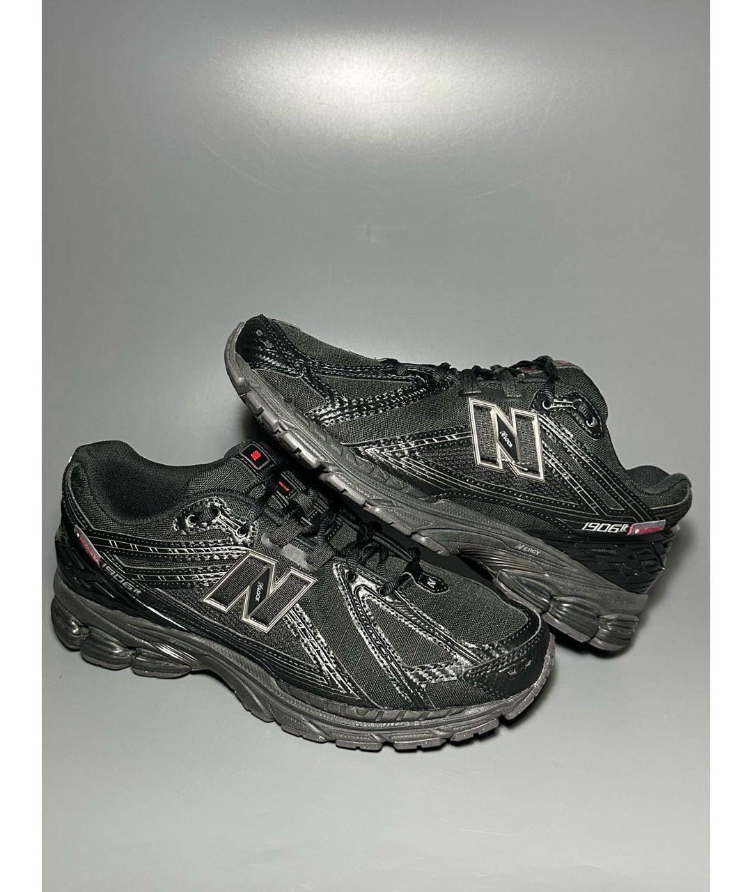 NEW BALANCE Черные синтетические низкие кроссовки / кеды, фото 6