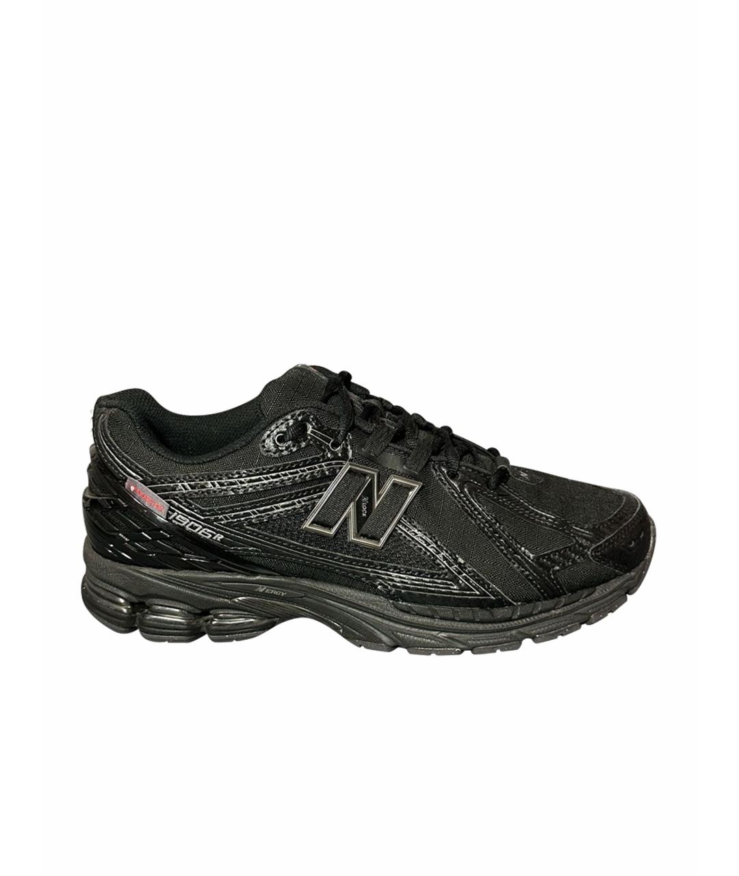 NEW BALANCE Черные синтетические низкие кроссовки / кеды, фото 1