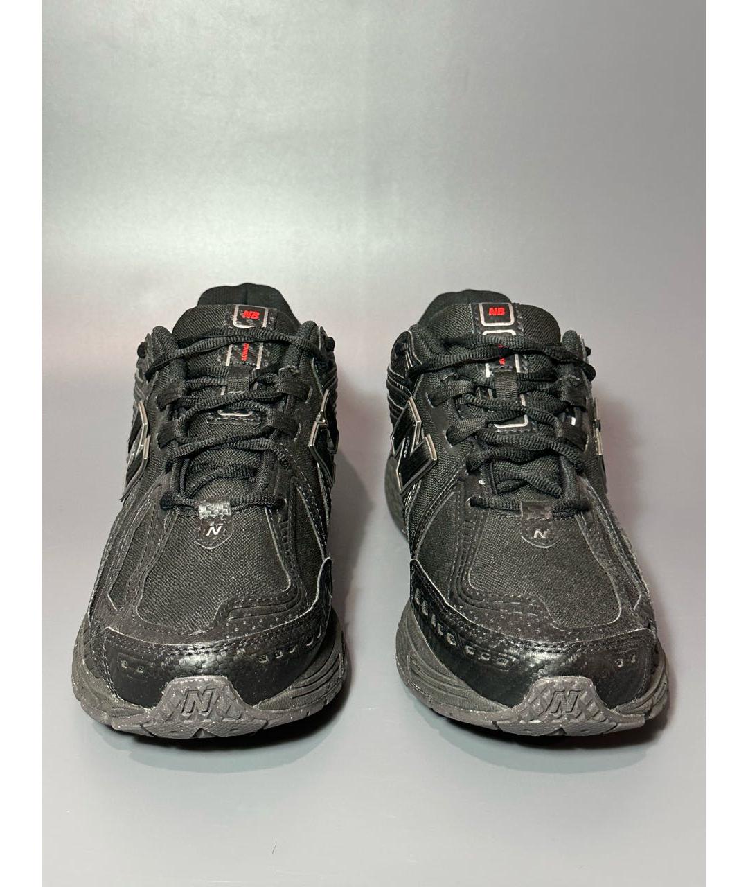 NEW BALANCE Черные синтетические низкие кроссовки / кеды, фото 2