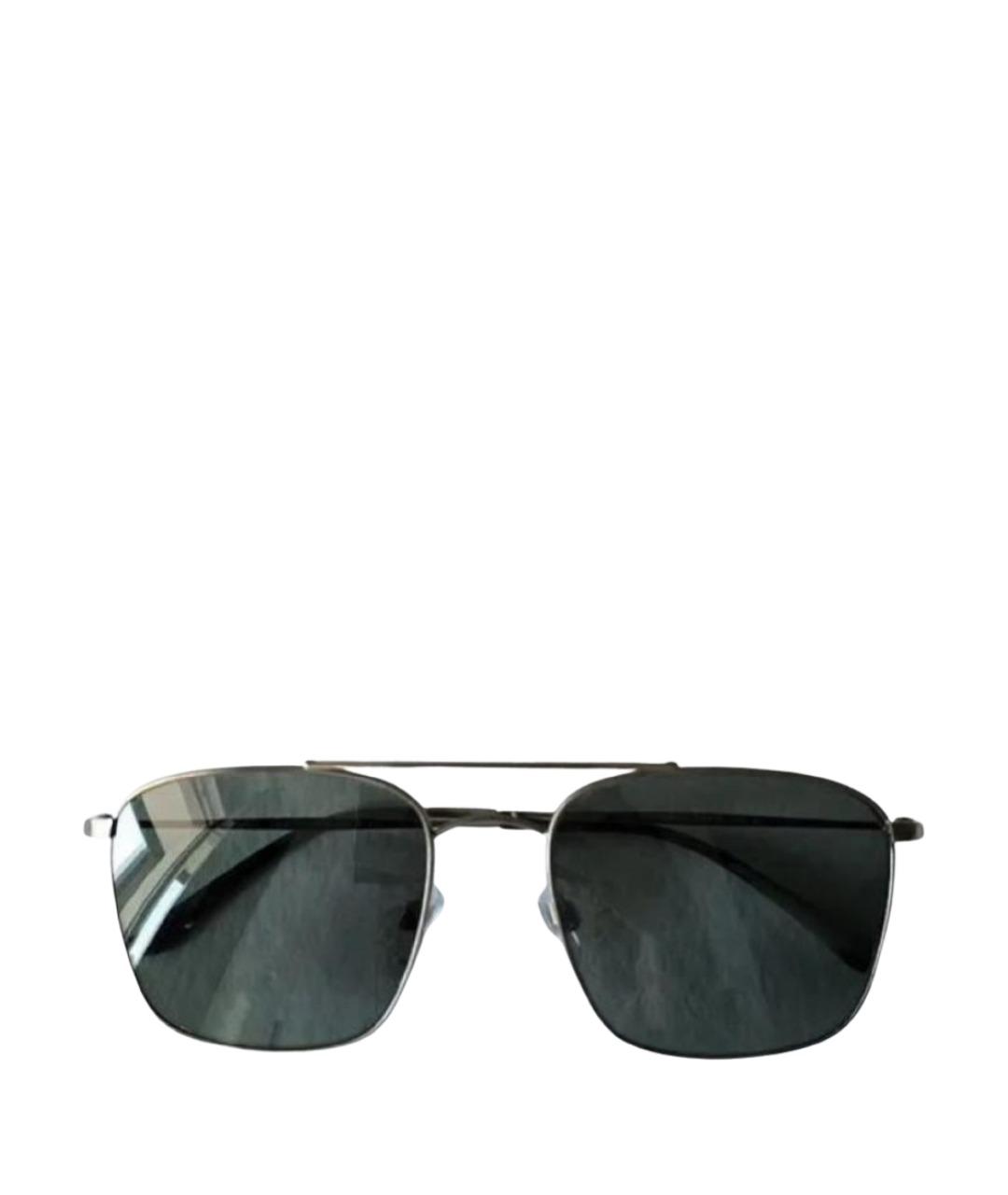 GIORGIO ARMANI Золотые металлические солнцезащитные очки, фото 1