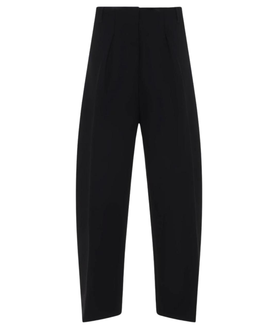 JACQUEMUS Черные полиэстеровые брюки широкие, фото 1