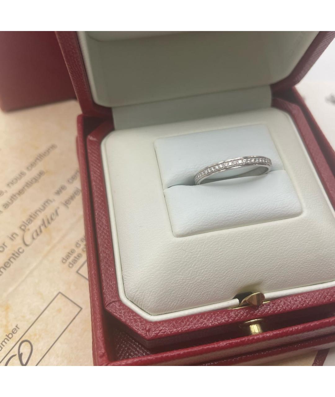 CARTIER Золотое платиновое кольцо, фото 3