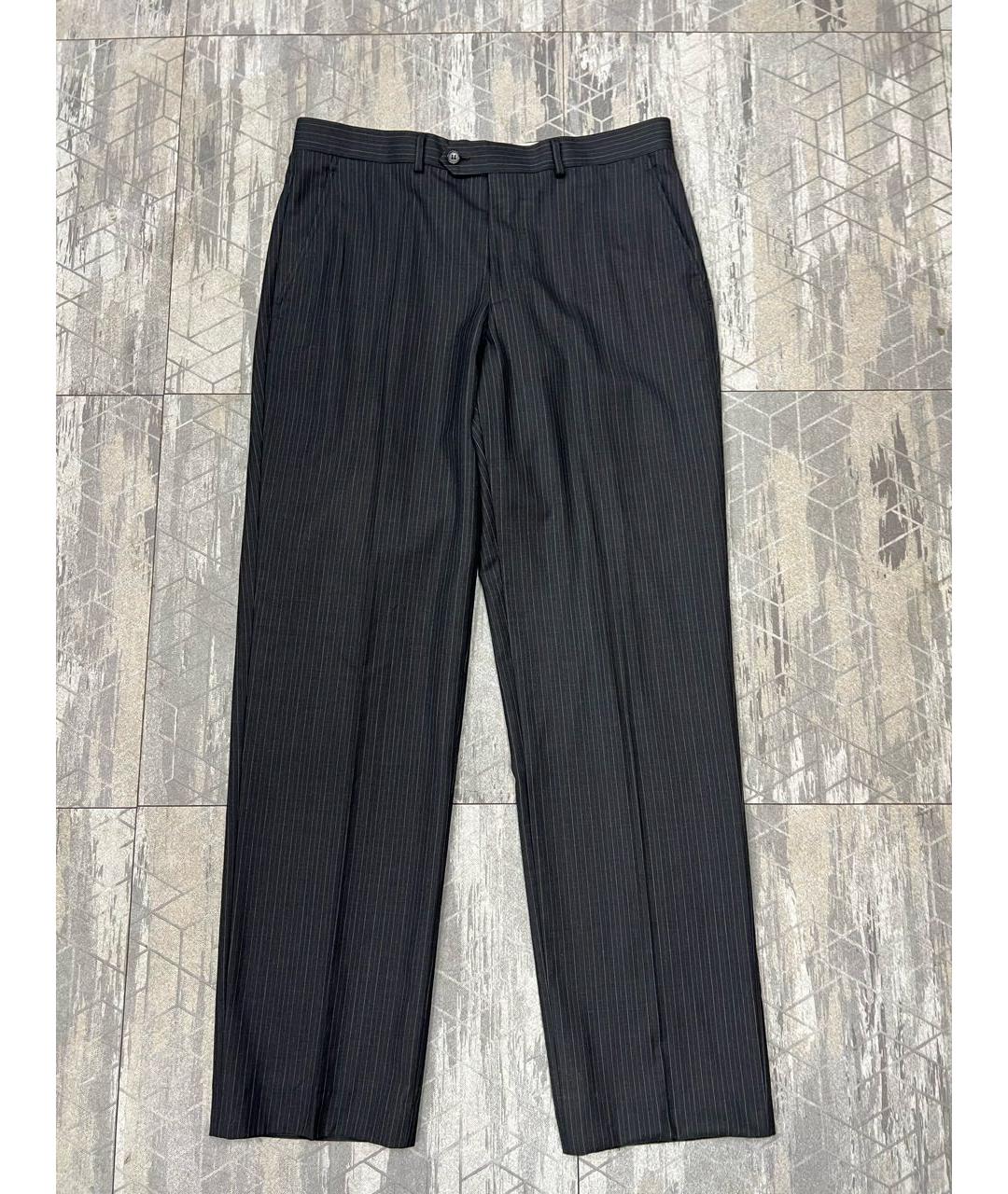 BALMAIN Антрацитовый классический костюм, фото 2