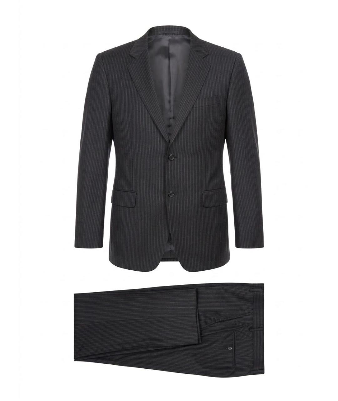 BALMAIN Антрацитовый классический костюм, фото 3
