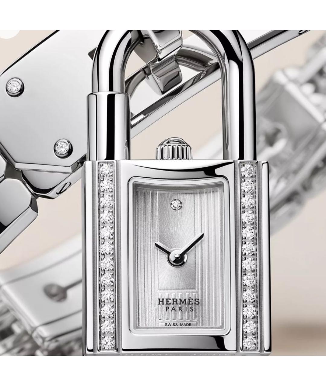 HERMES Серебряные с серебряным покрытием часы, фото 2