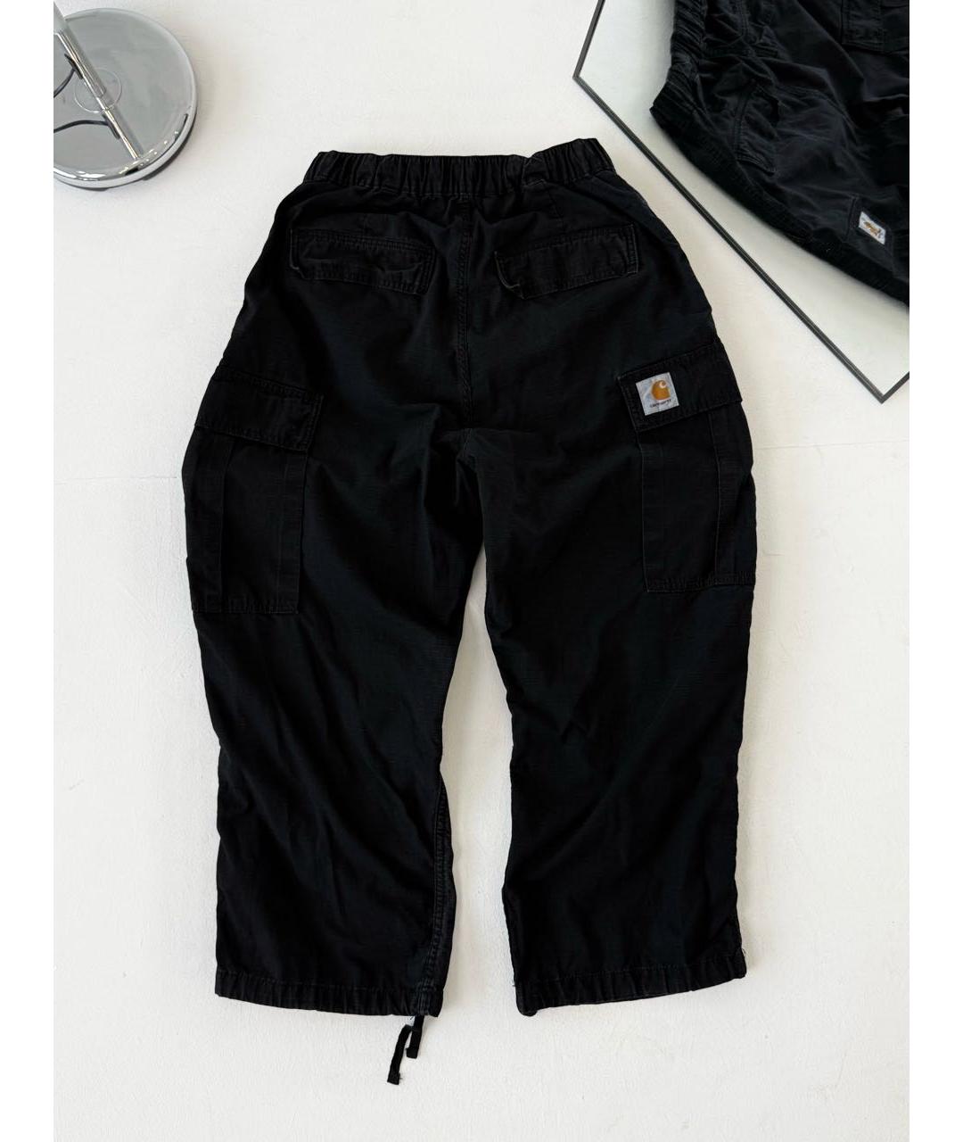 CARHARTT WIP Черные хлопковые повседневные брюки, фото 5