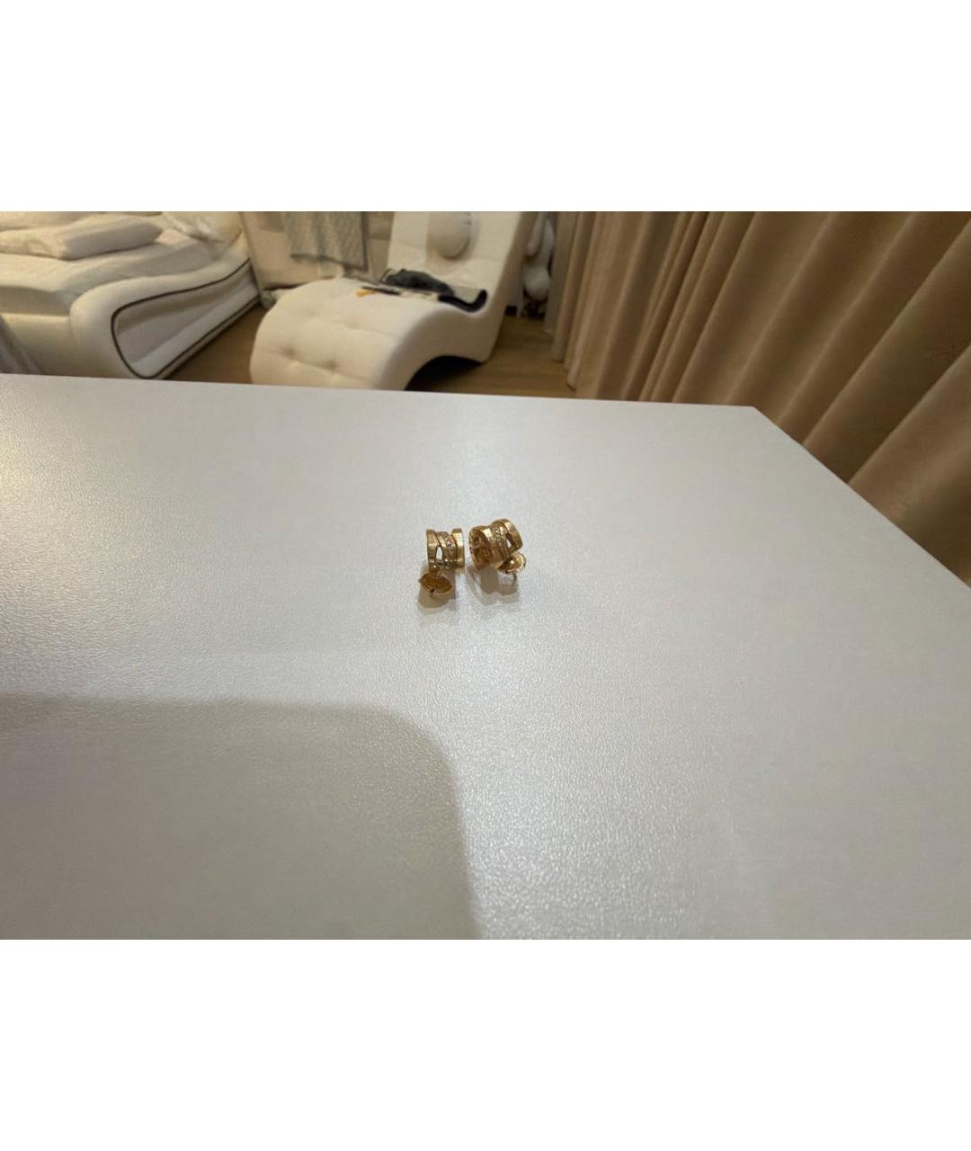 BVLGARI Розовые серьги из розового золота, фото 2