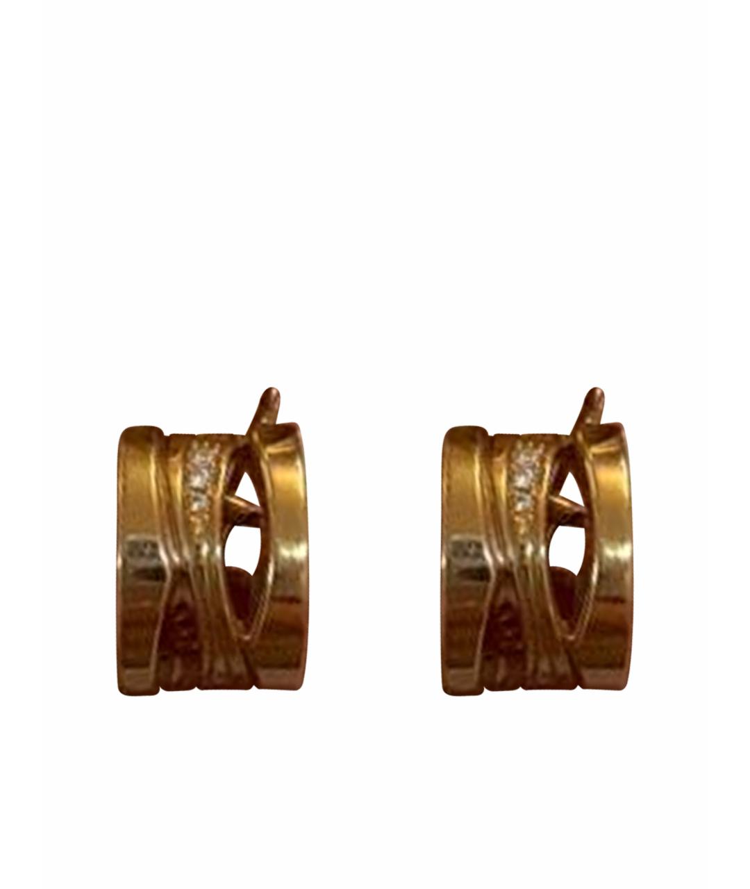 BVLGARI Розовые серьги из розового золота, фото 5
