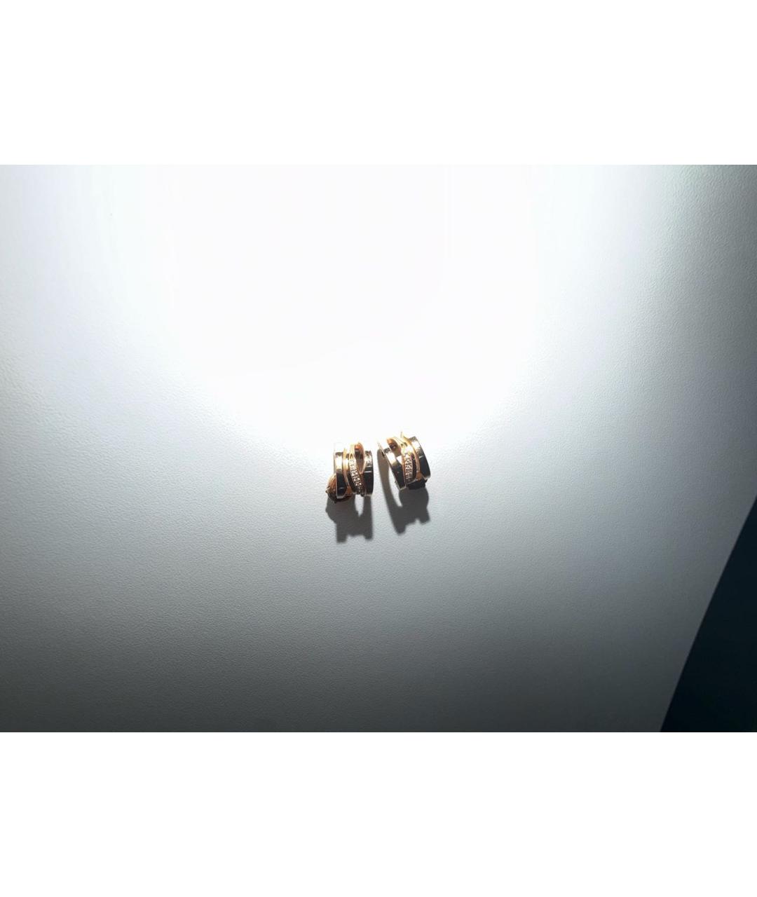 BVLGARI Розовые серьги из розового золота, фото 3