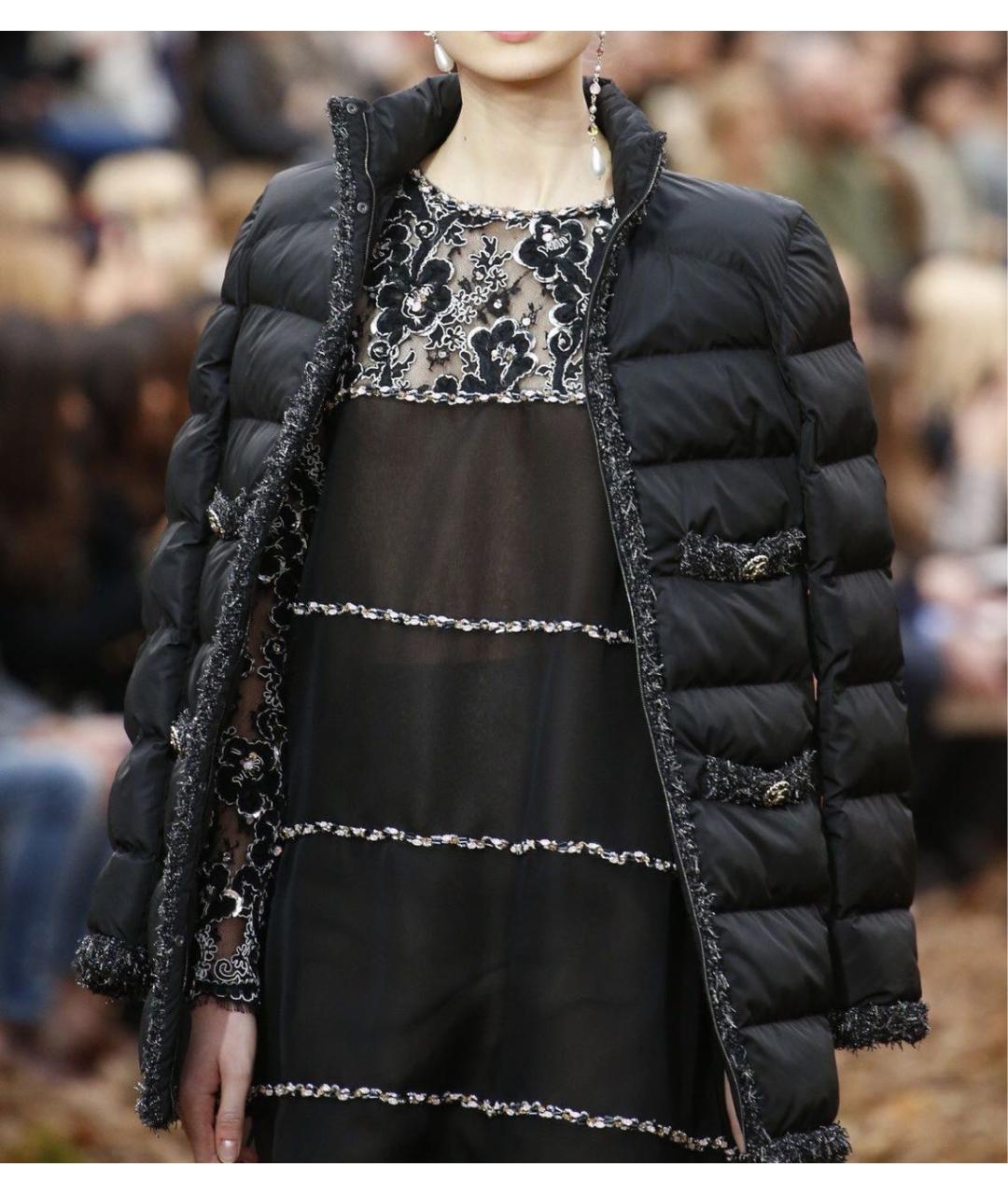 CHANEL Черный пуховик, фото 2