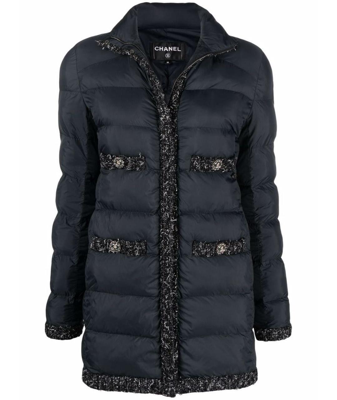 CHANEL Черный пуховик, фото 9