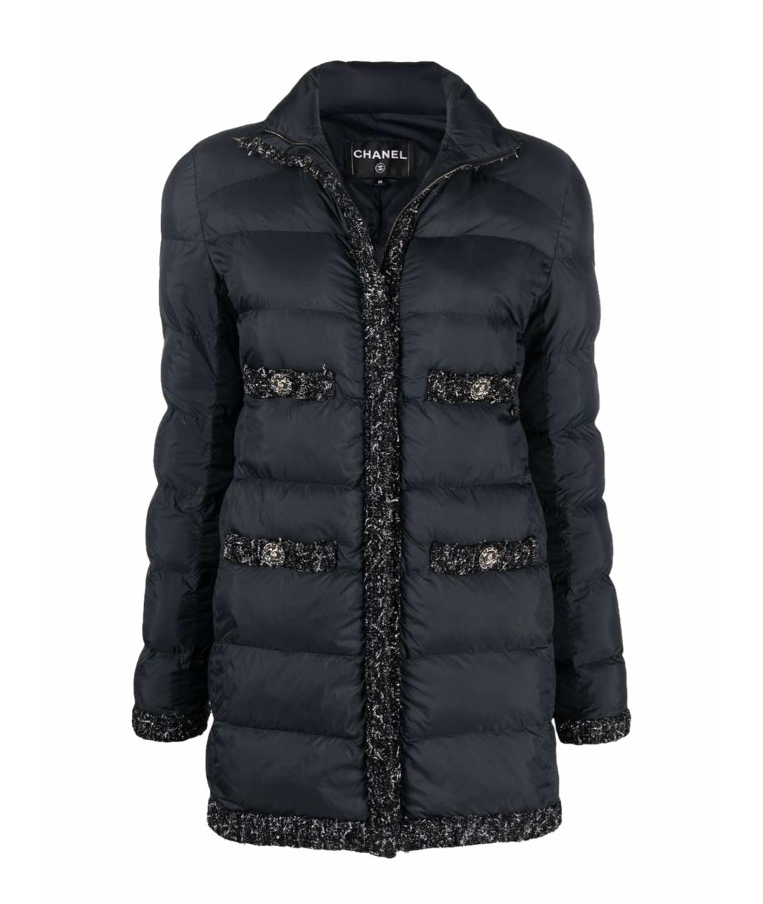 CHANEL Черный пуховик, фото 1