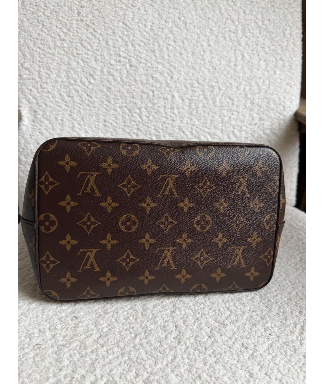 LOUIS VUITTON Коричневая сумка через плечо из канвы, фото 8