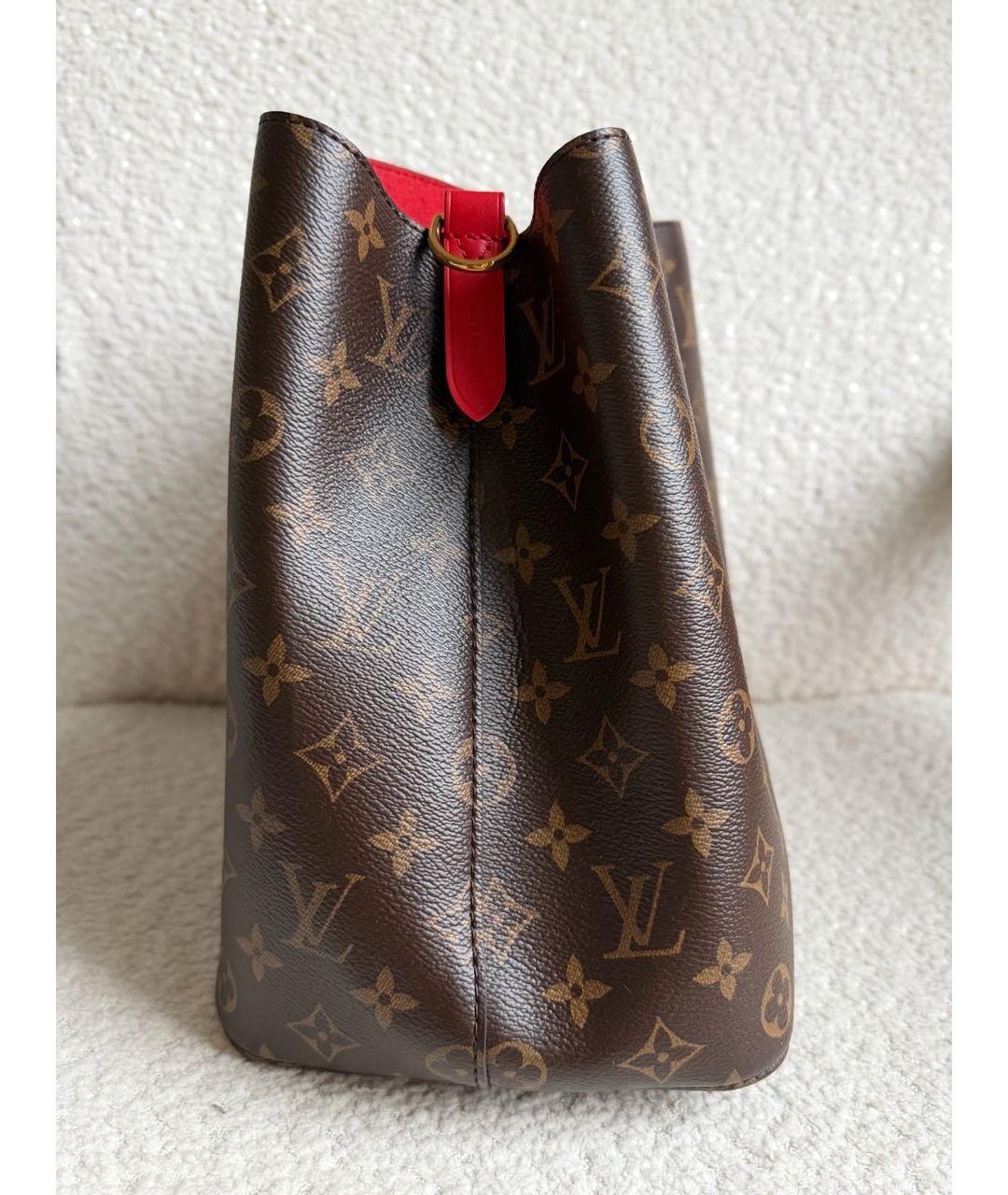 LOUIS VUITTON Коричневая сумка через плечо из канвы, фото 5
