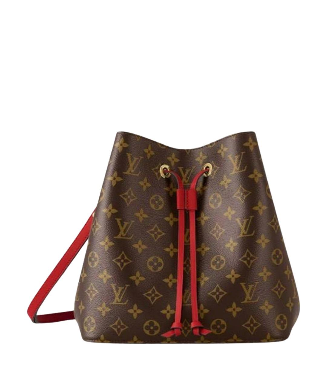 LOUIS VUITTON Коричневая сумка через плечо из канвы, фото 10