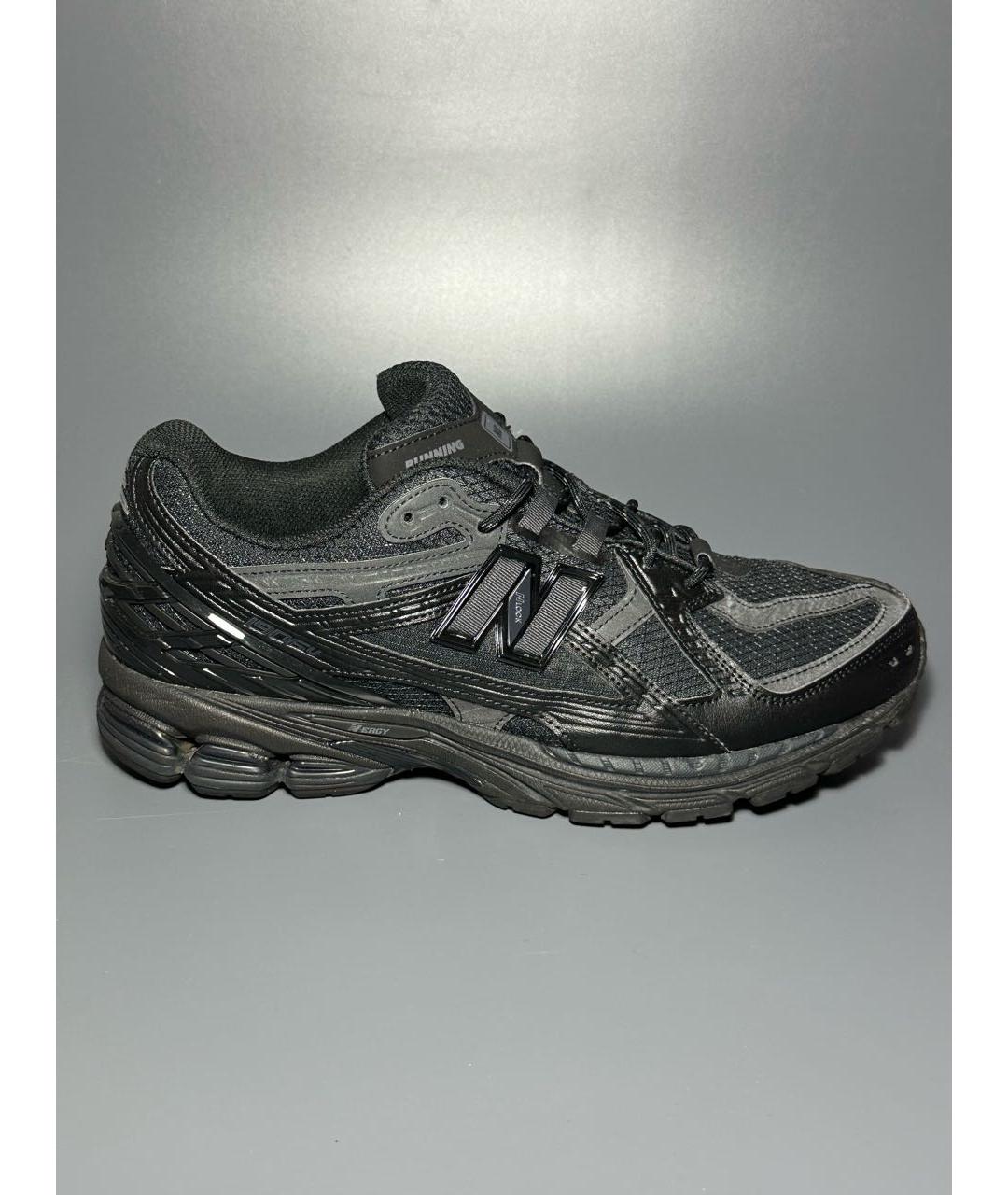 NEW BALANCE Черные кожаные низкие кроссовки / кеды, фото 9