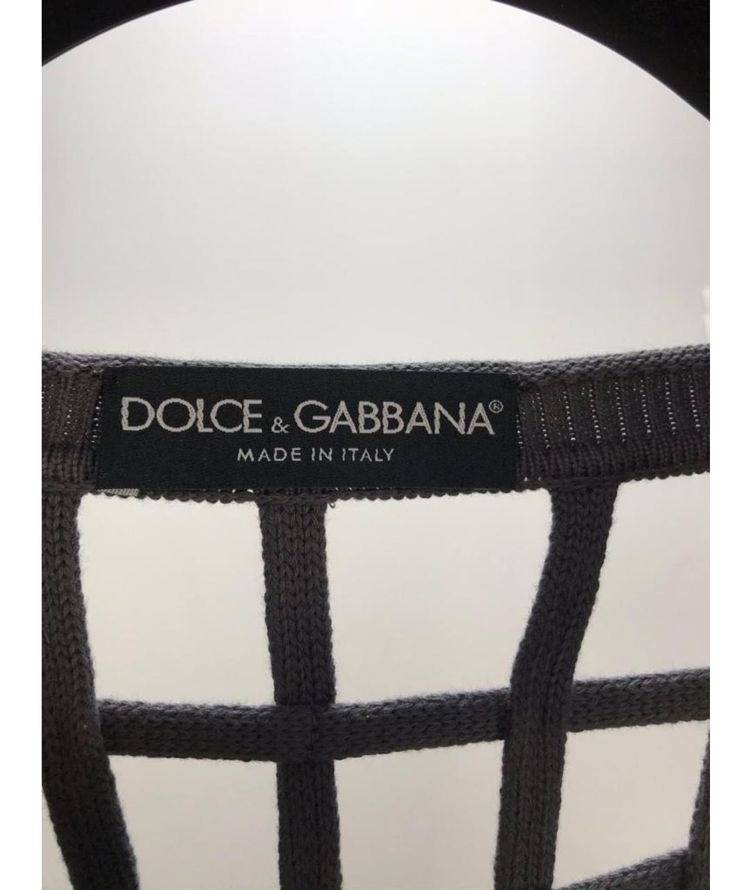 DOLCE&GABBANA Серый джемпер / свитер, фото 4