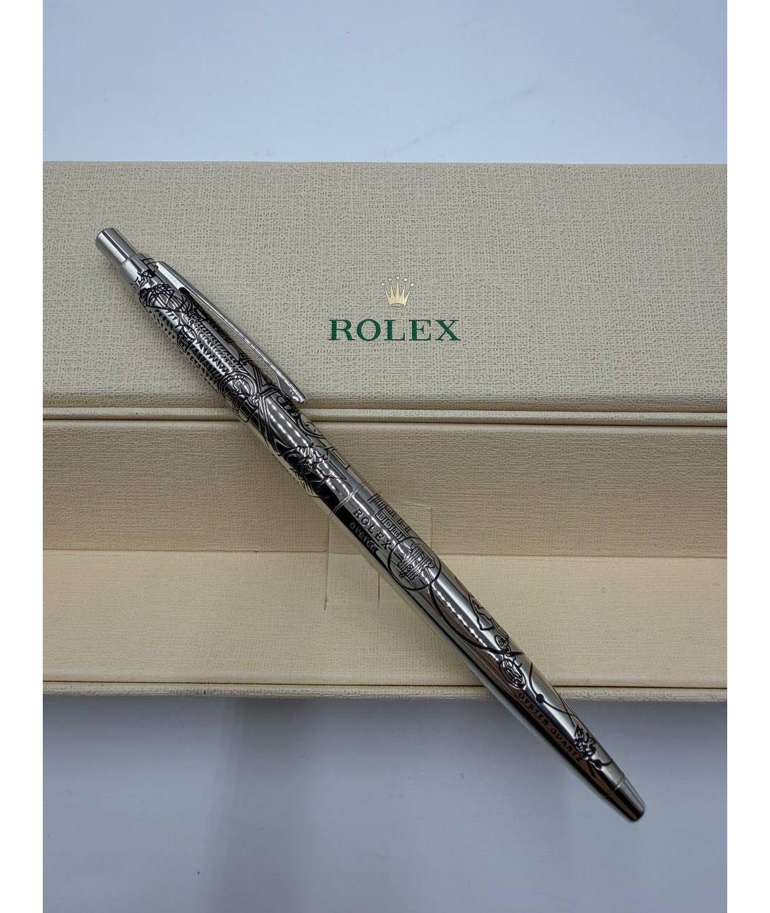 ROLEX Серебряная шариковая ручка, фото 4