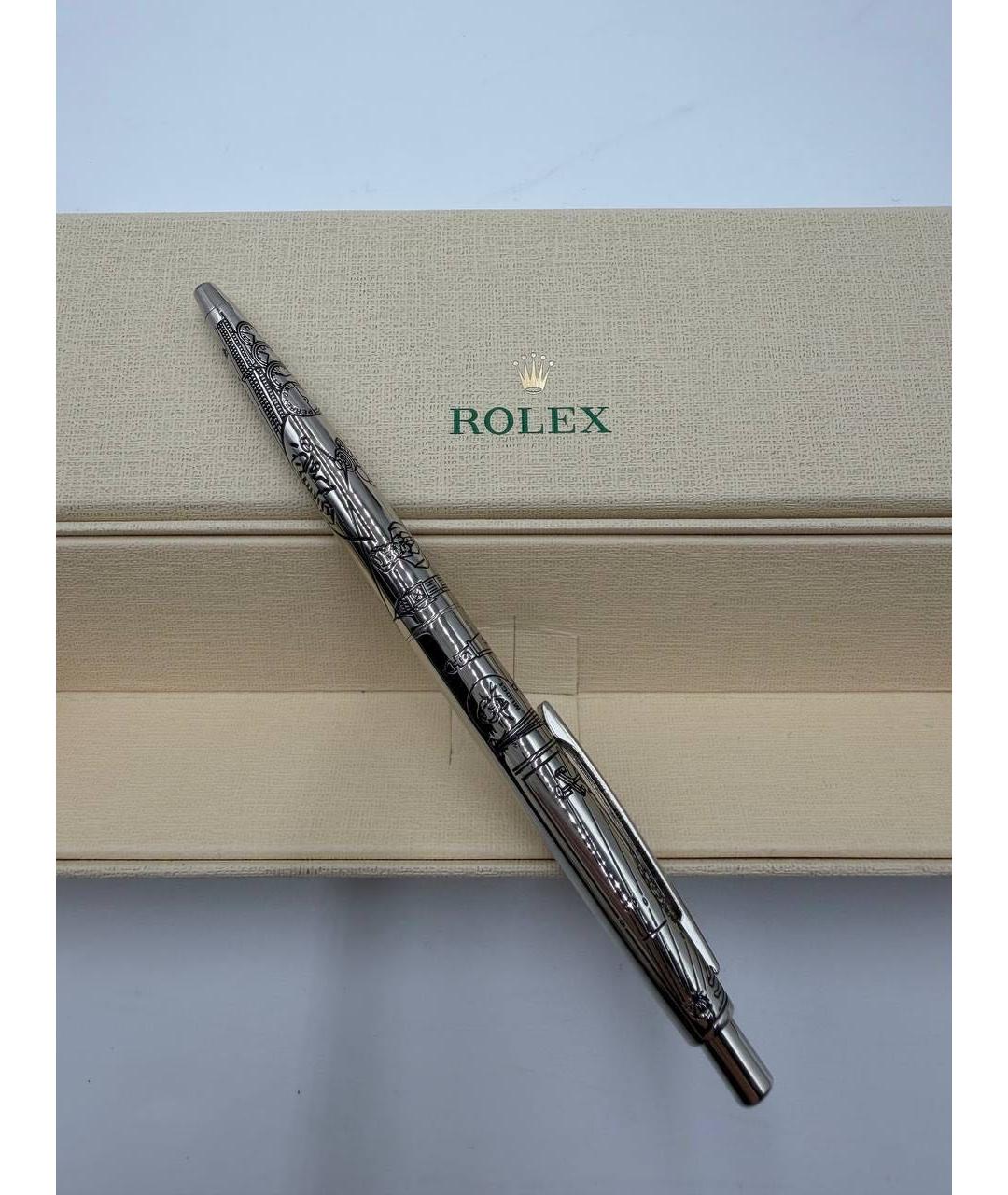 ROLEX Серебряная шариковая ручка, фото 5