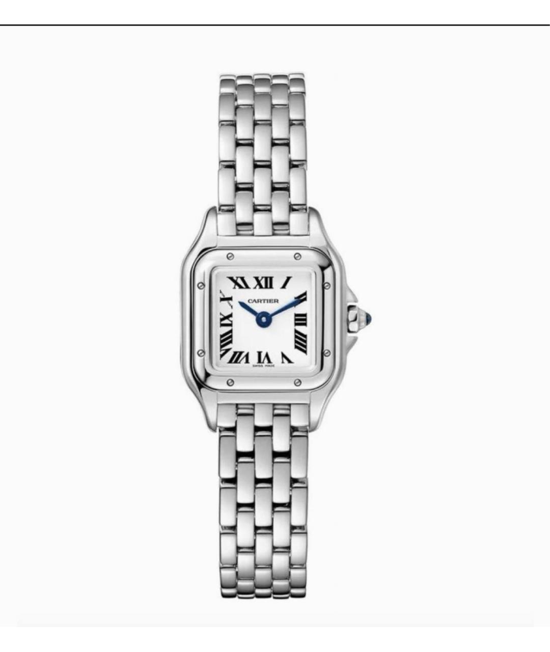 CARTIER Серебряные стальные часы, фото 1