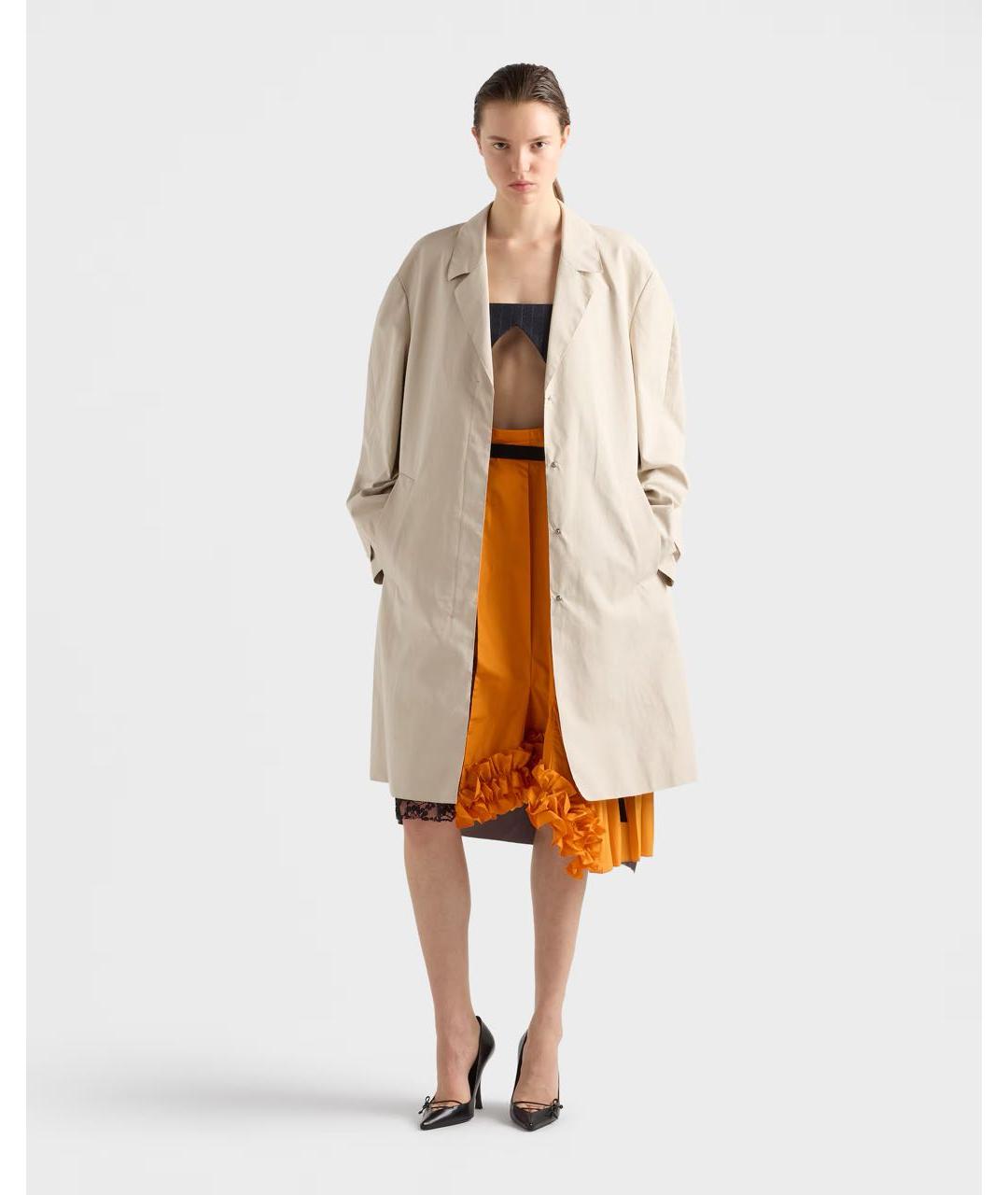PRADA Хлопковое пальто, фото 2