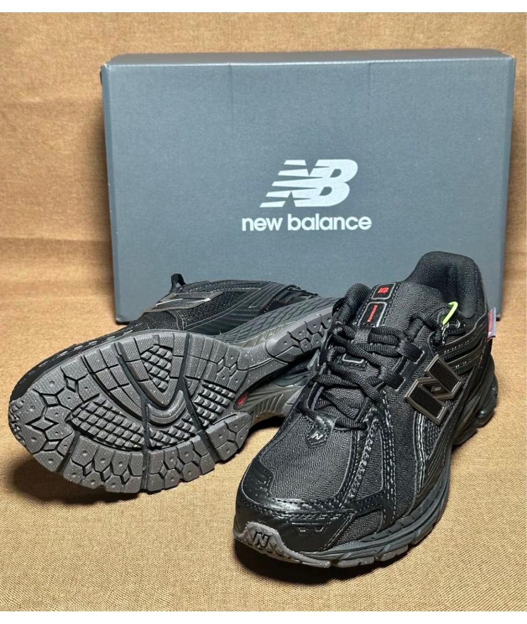 NEW BALANCE Черные низкие кроссовки / кеды, фото 2