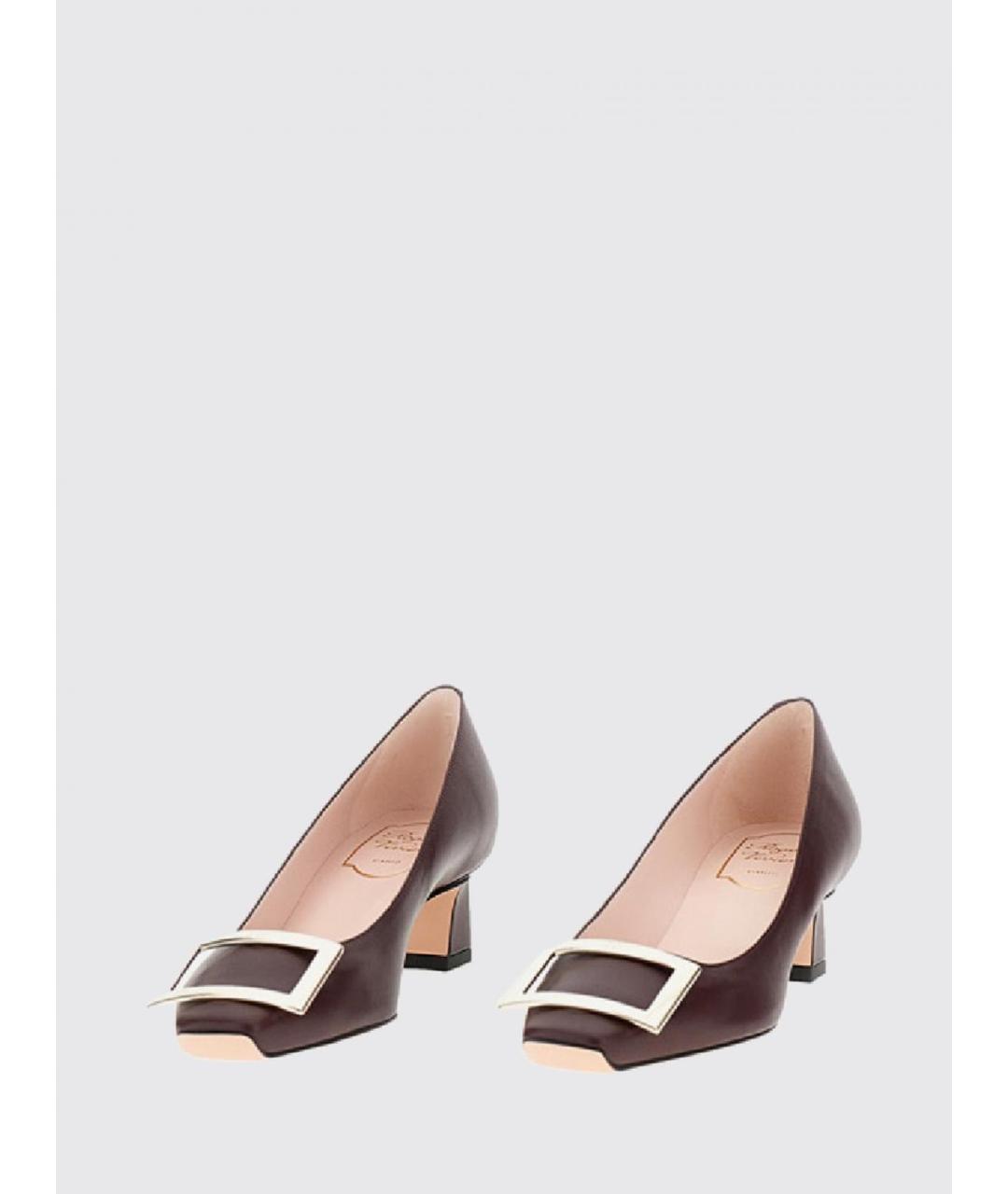 ROGER VIVIER Бордовые туфли, фото 2
