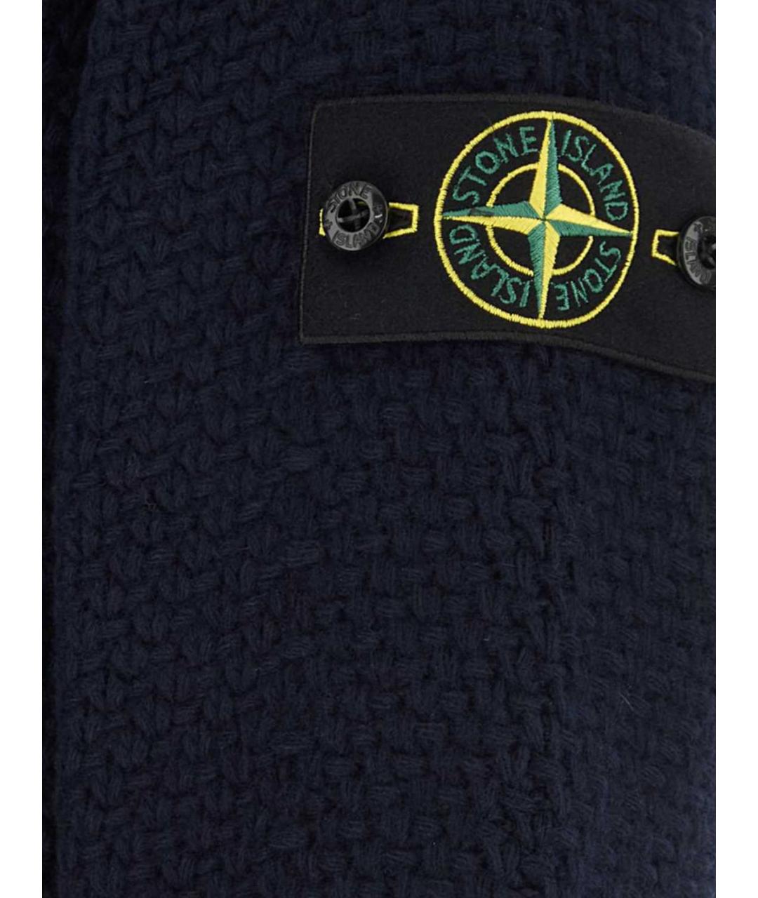 STONE ISLAND Синий джемпер / свитер, фото 4