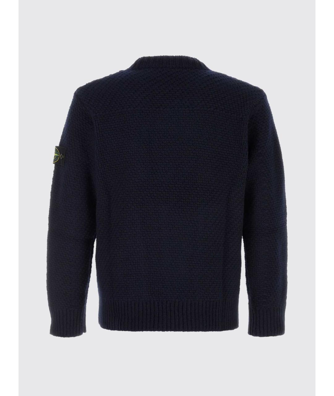 STONE ISLAND Синий джемпер / свитер, фото 3