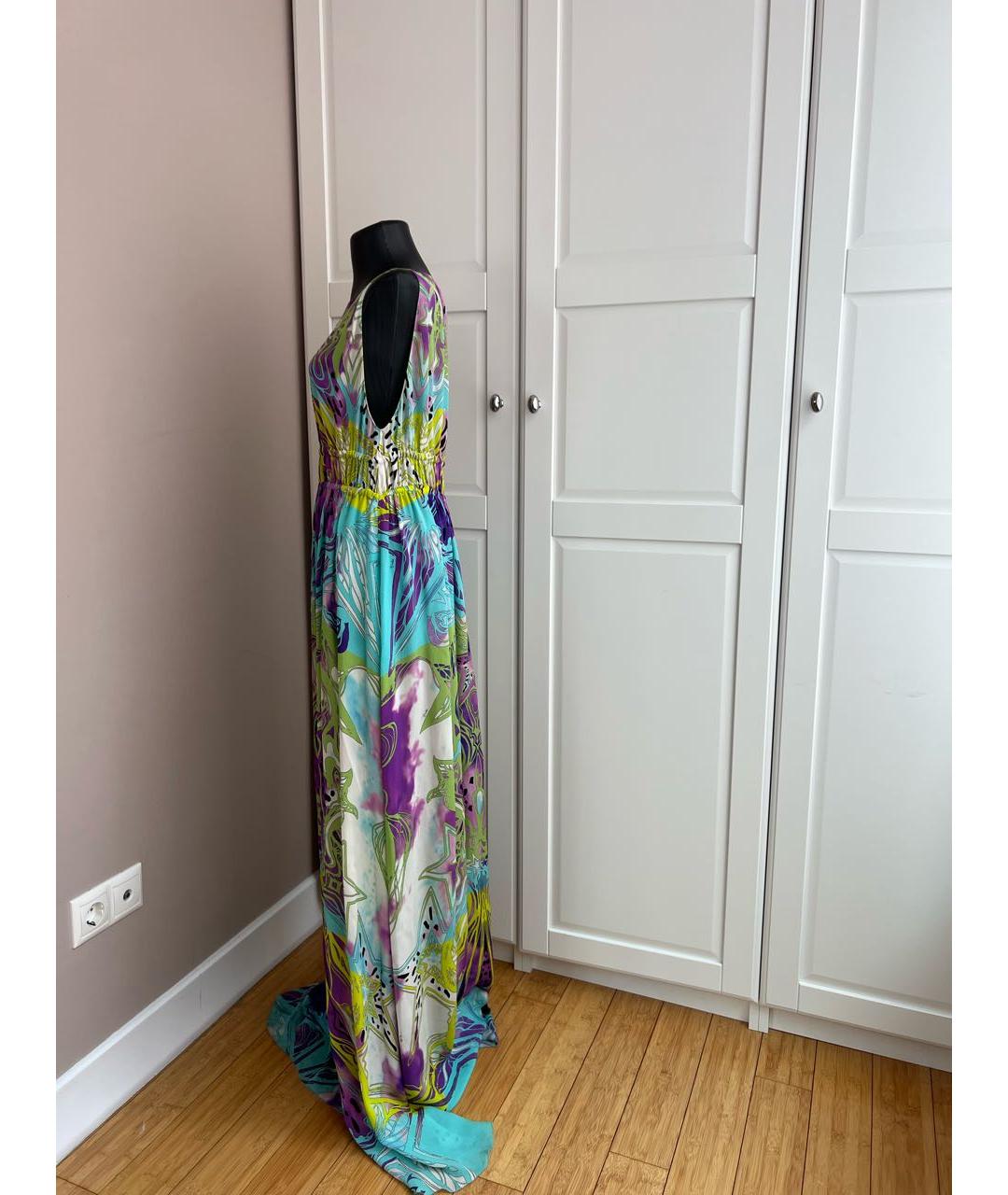 EMILIO PUCCI Мульти шелковое коктейльное платье, фото 2