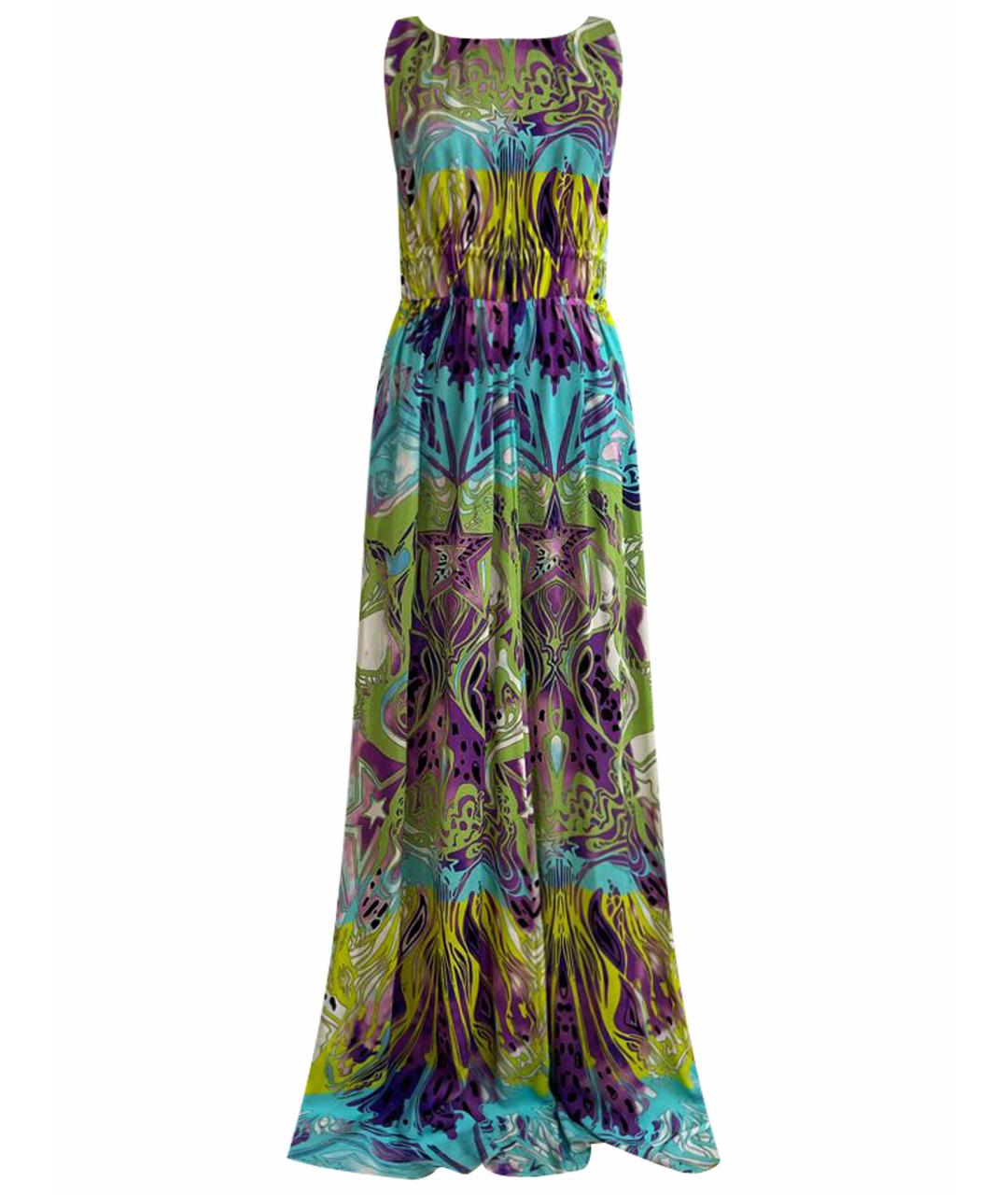 EMILIO PUCCI Мульти шелковое коктейльное платье, фото 1