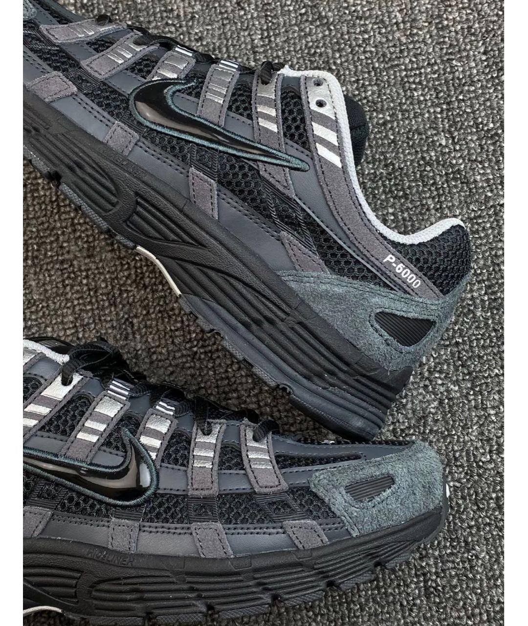 NIKE Черные низкие кроссовки / кеды, фото 5