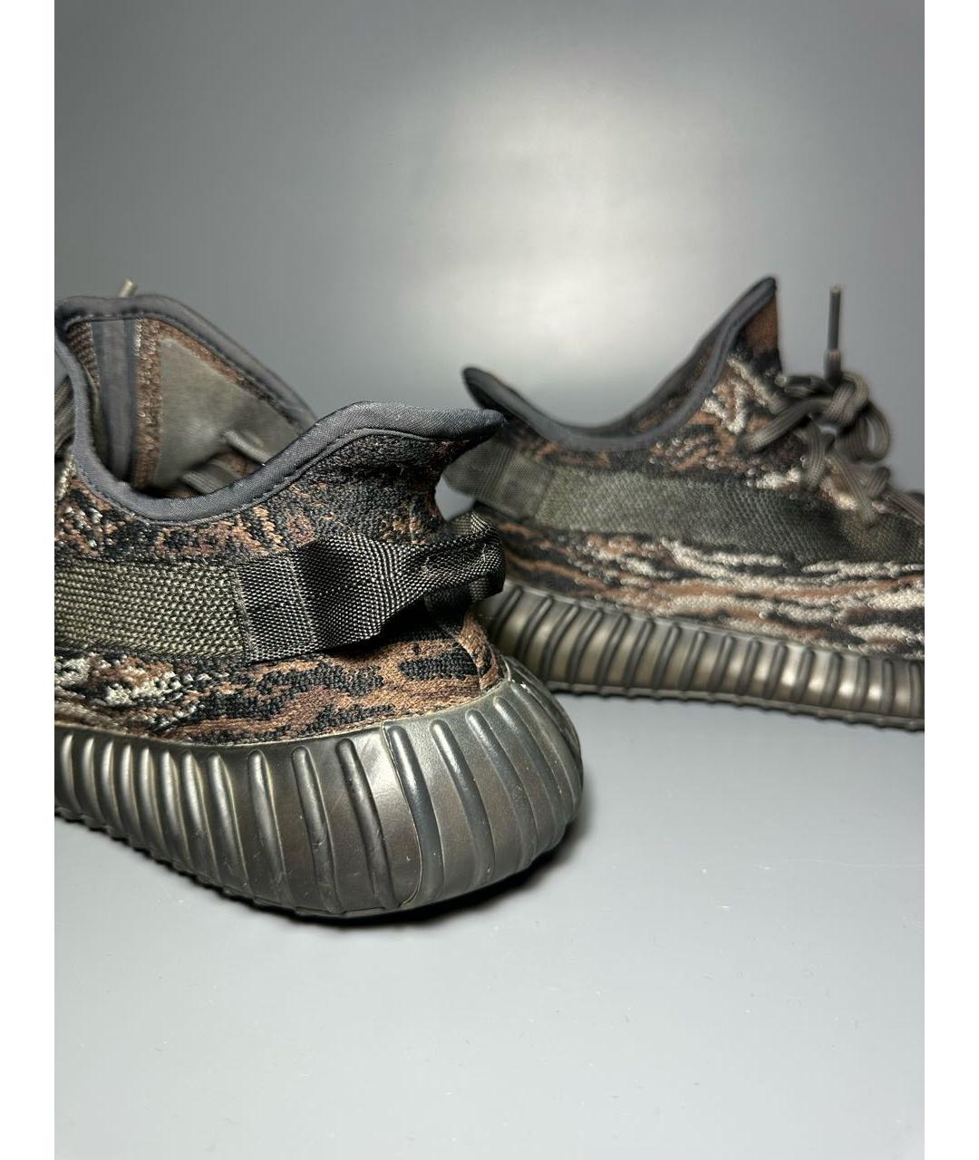 ADIDAS YEEZY Черные синтетические низкие кроссовки / кеды, фото 8