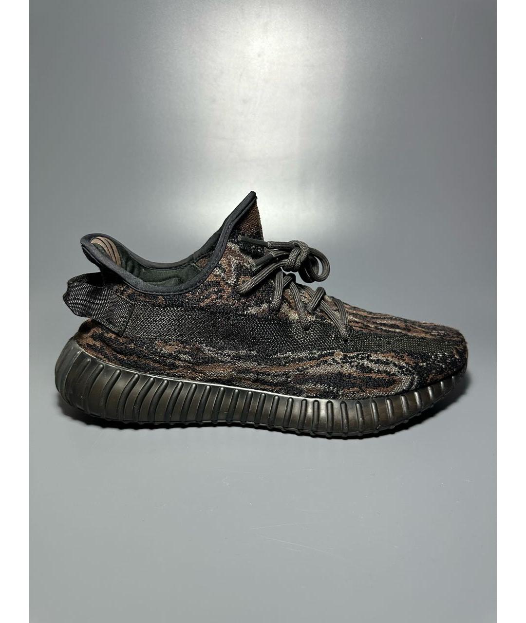 ADIDAS YEEZY Черные синтетические низкие кроссовки / кеды, фото 9