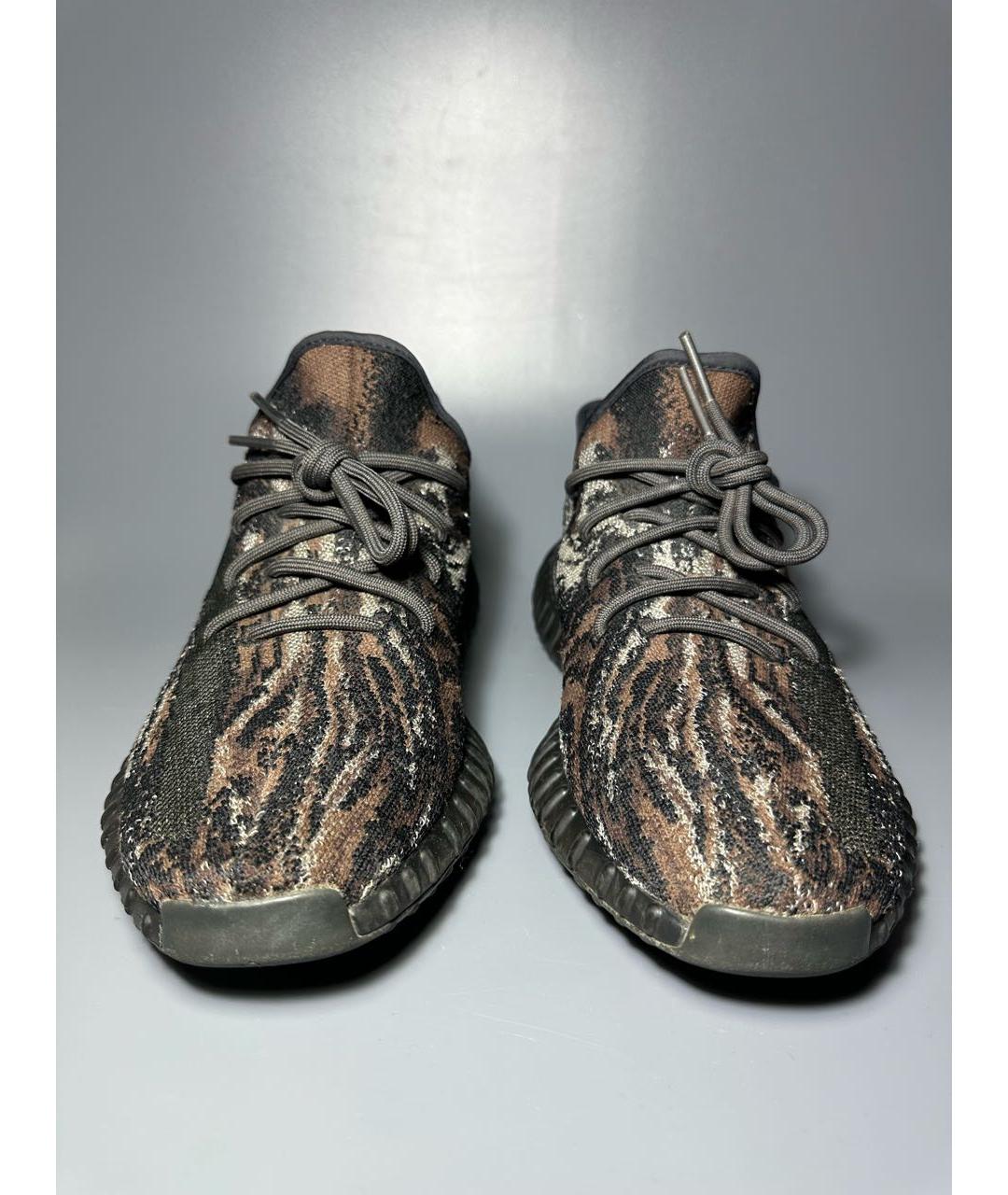 ADIDAS YEEZY Черные синтетические низкие кроссовки / кеды, фото 2