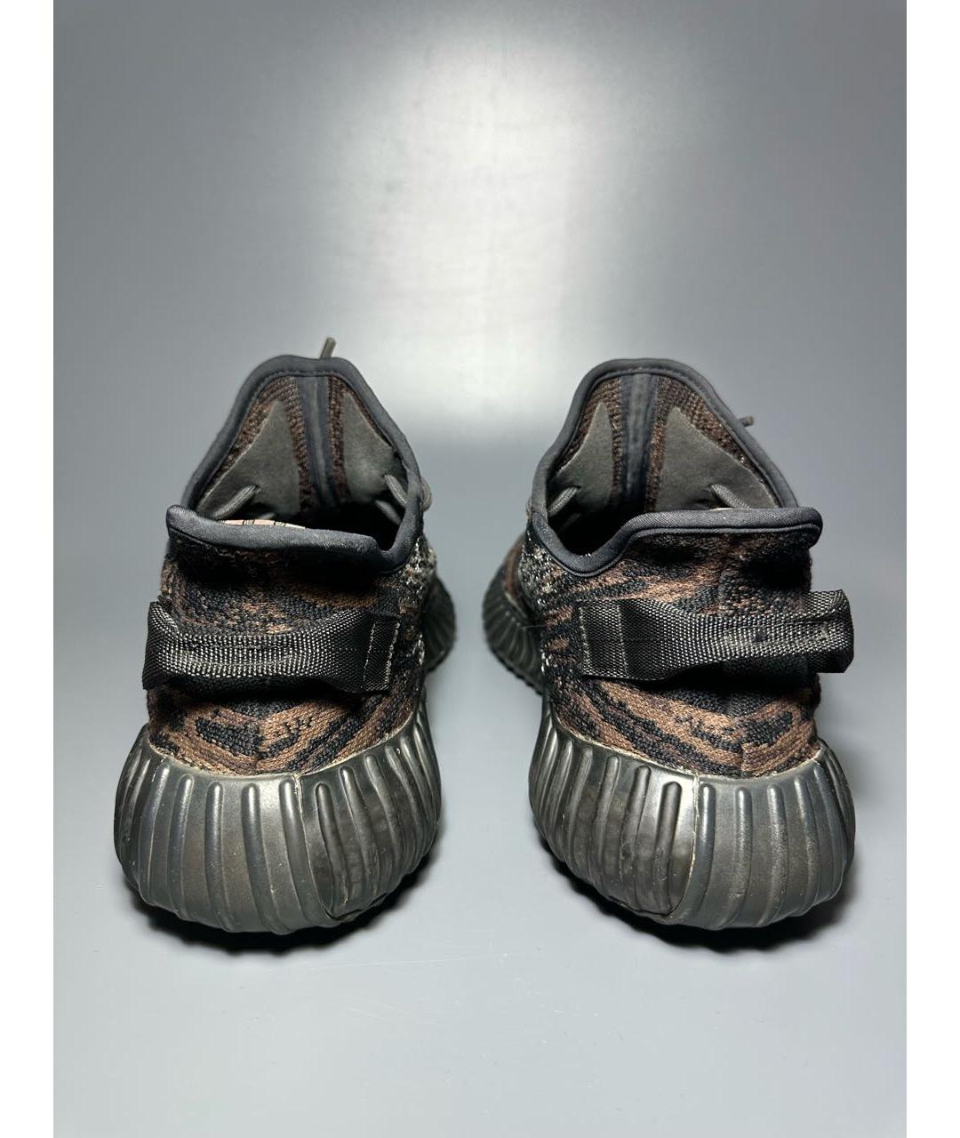 ADIDAS YEEZY Черные синтетические низкие кроссовки / кеды, фото 4