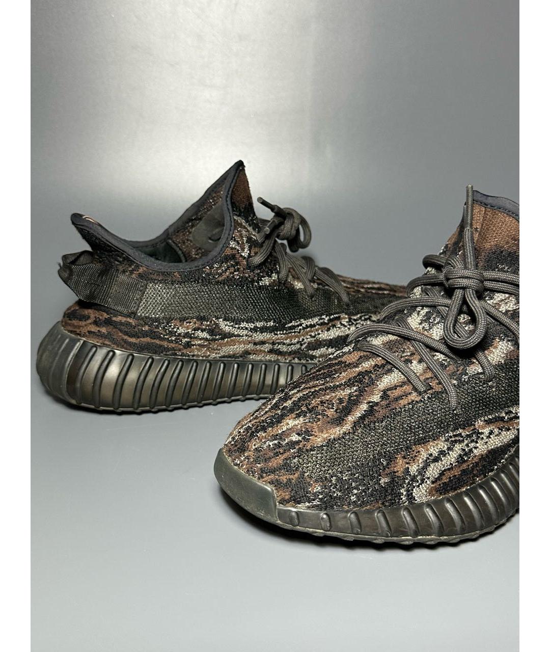 ADIDAS YEEZY Черные синтетические низкие кроссовки / кеды, фото 6
