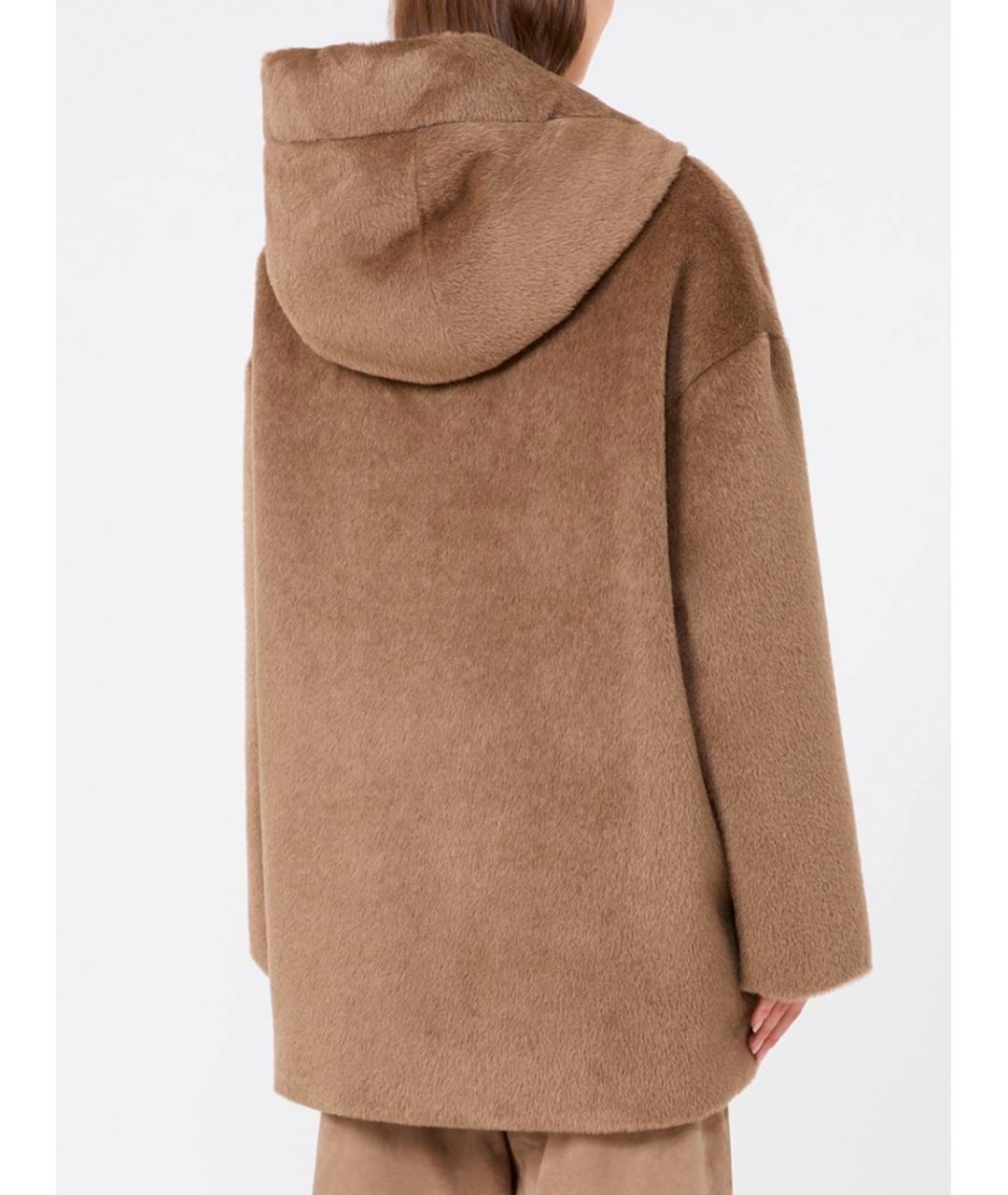 MAX MARA Коричневая шерстяная куртка, фото 4
