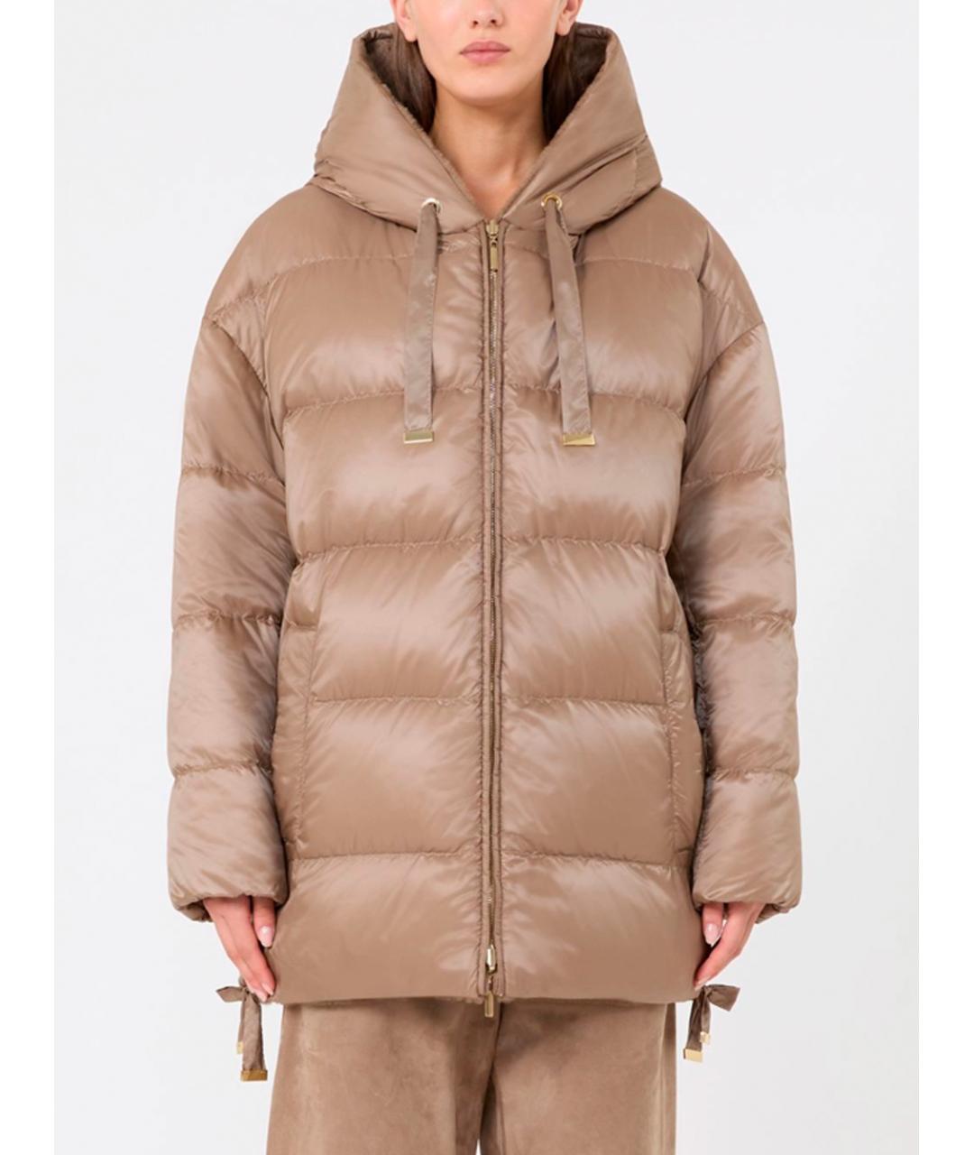MAX MARA Коричневая шерстяная куртка, фото 3