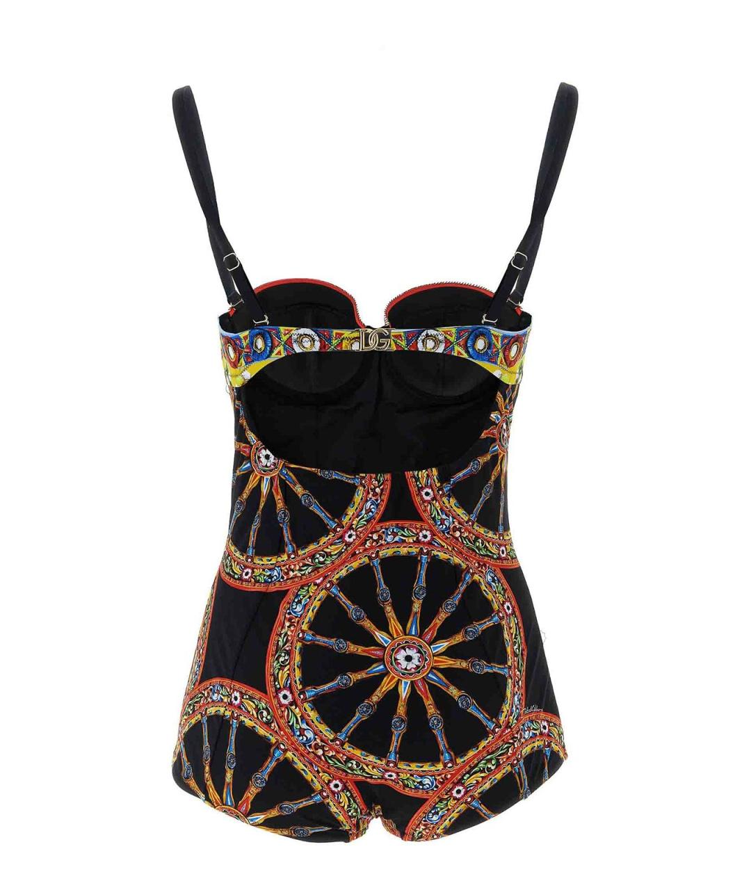 DOLCE&GABBANA Мульти полиамидовый купальник, фото 2