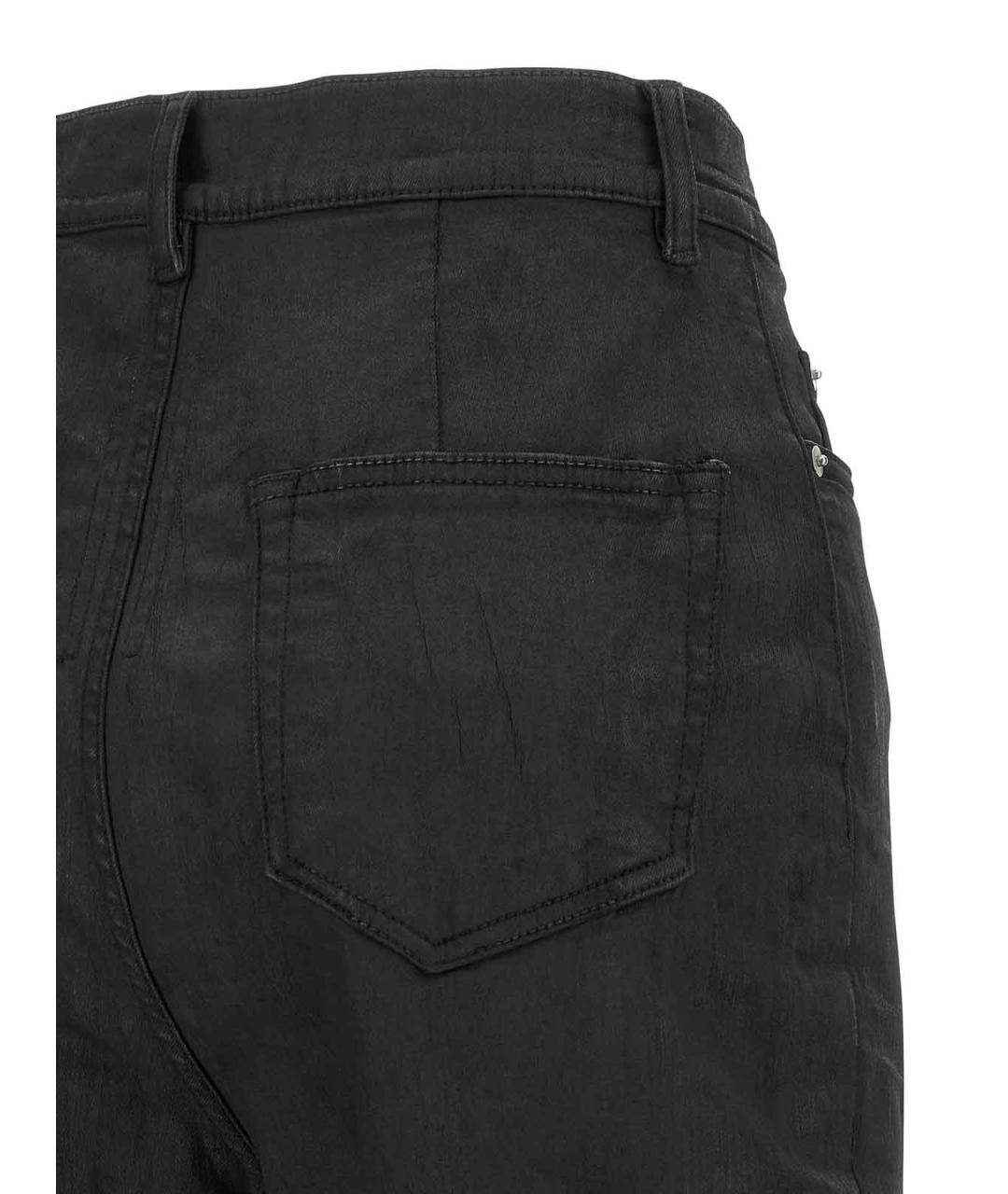 RICK OWENS DRKSHDW Черные хлопковые джинсы клеш, фото 4