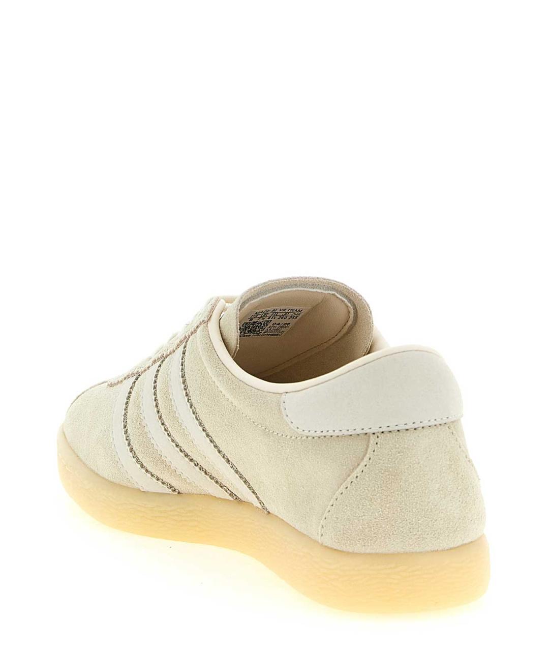 ADIDAS Бежевые замшевые низкие кроссовки / кеды, фото 3