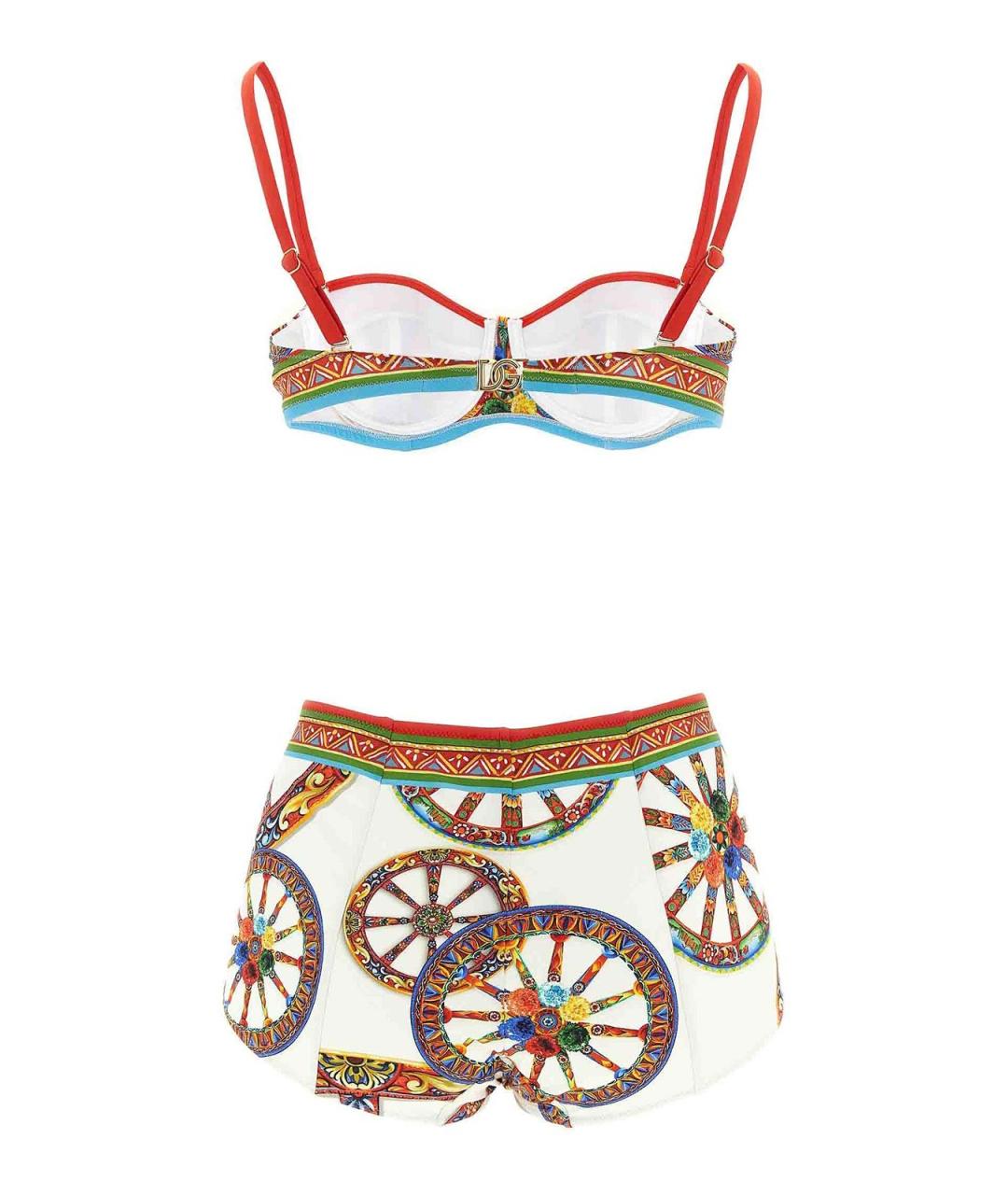 DOLCE&GABBANA Мульти полиамидовый купальник, фото 2