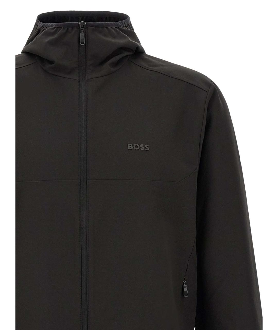 HUGO BOSS Черная нейлоновая куртка, фото 3