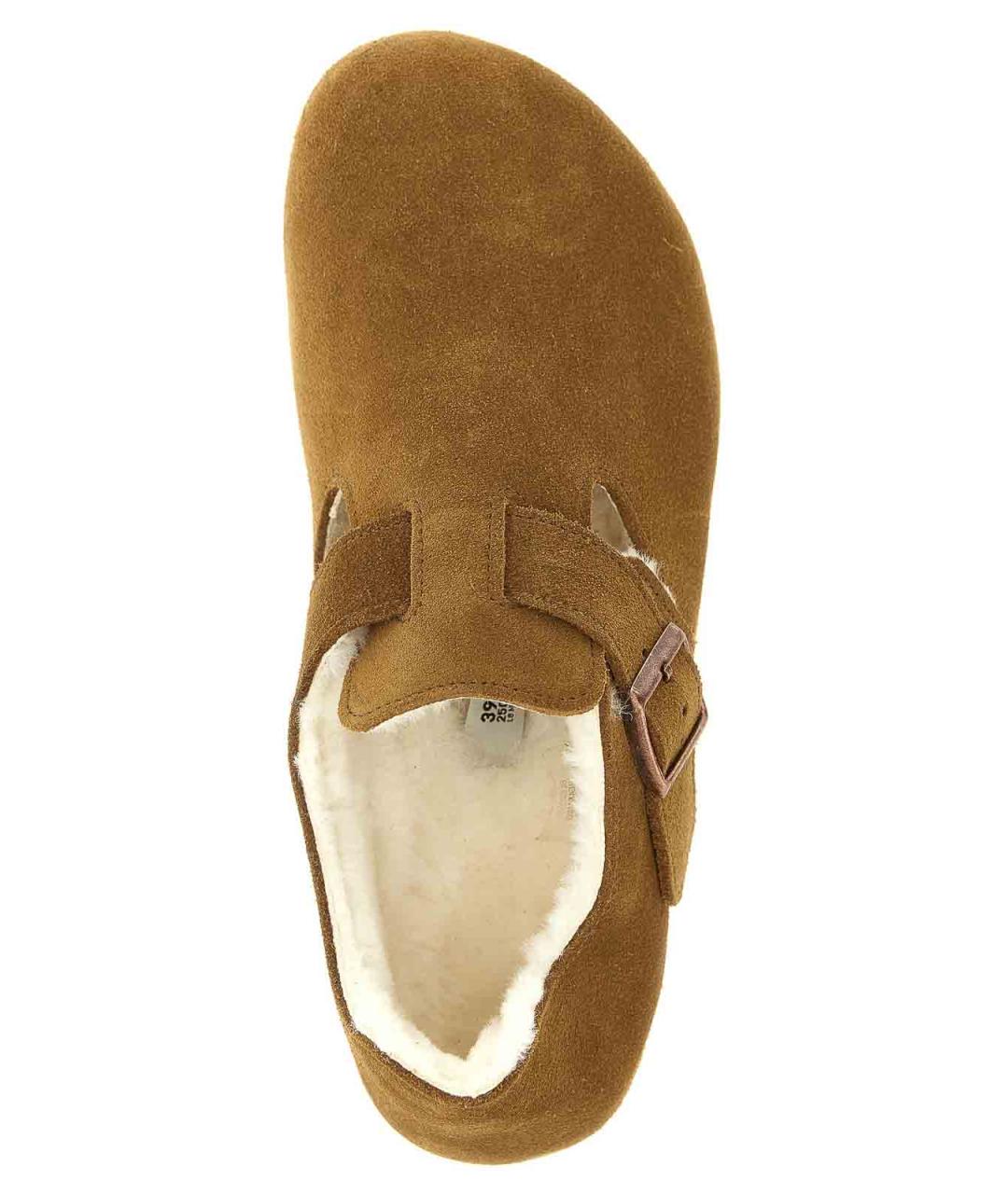 BIRKENSTOCK Коричневые замшевые ботинки, фото 4